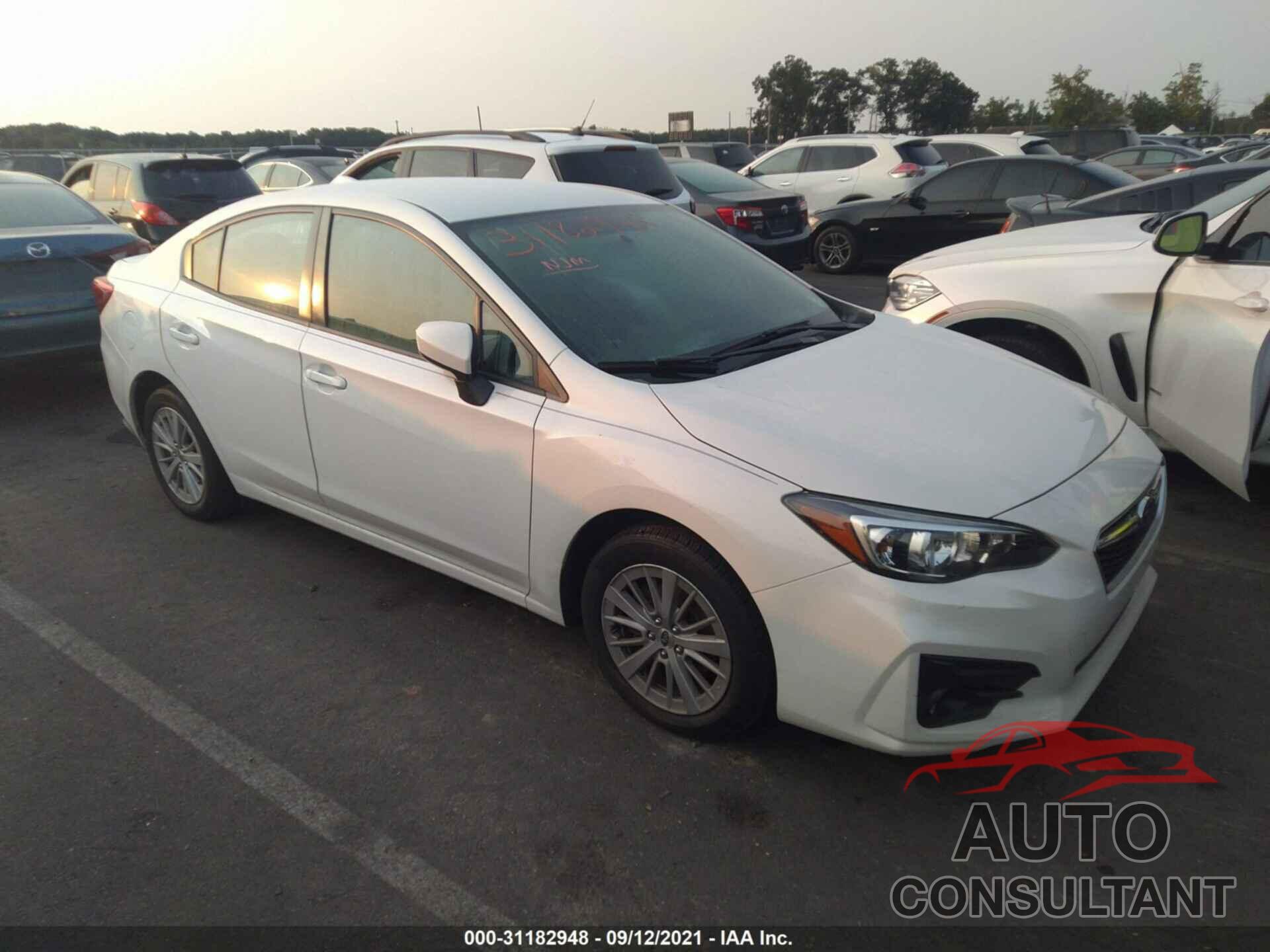 SUBARU IMPREZA 2018 - 4S3GKAB68J3600569