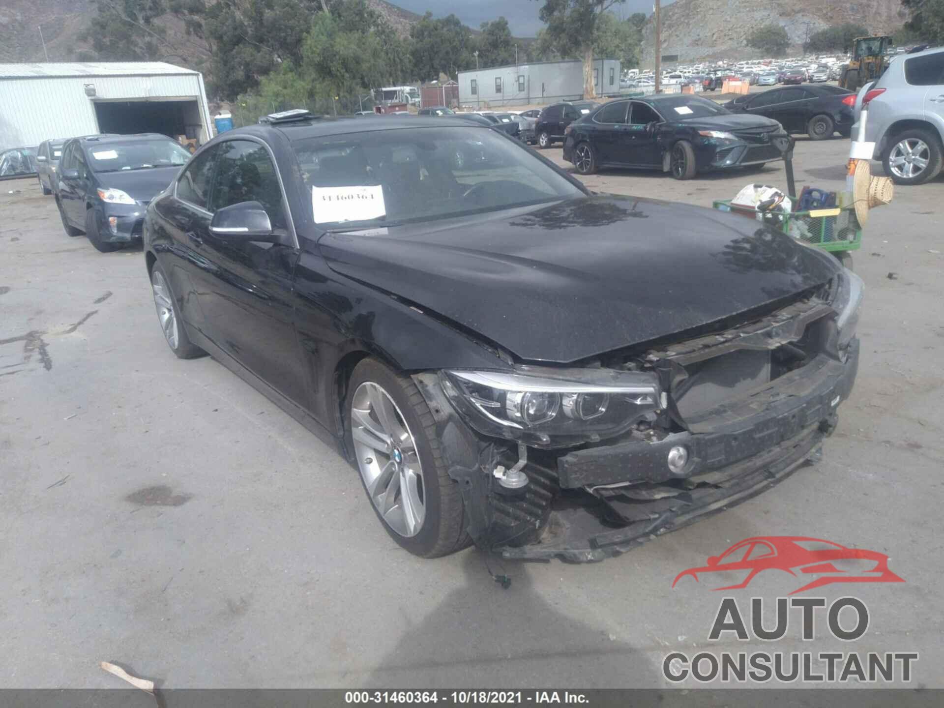 BMW 4 SERIES 2018 - WBA4W3C5XJAE99569