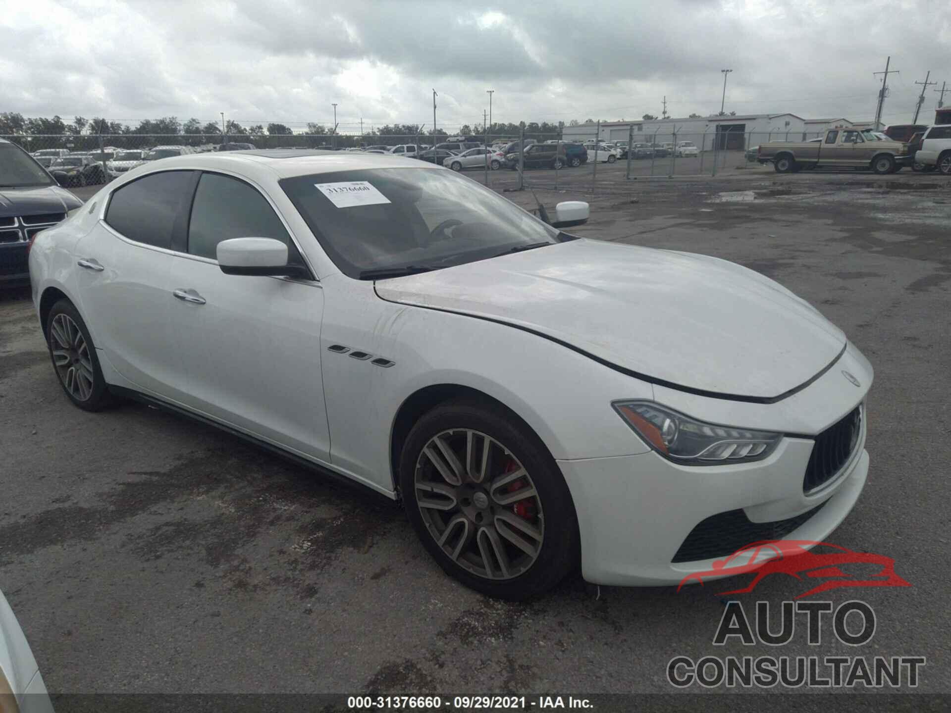 MASERATI GHIBLI 2016 - ZAM57RSA5G1177297