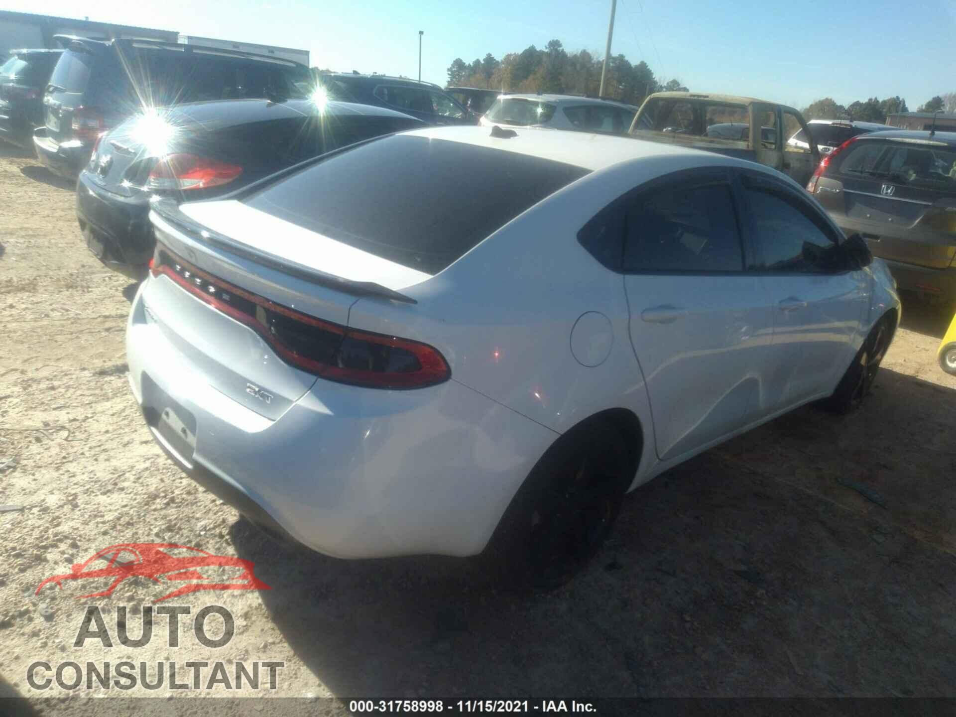 DODGE DART 2016 - 1C3CDFBB9GD504802