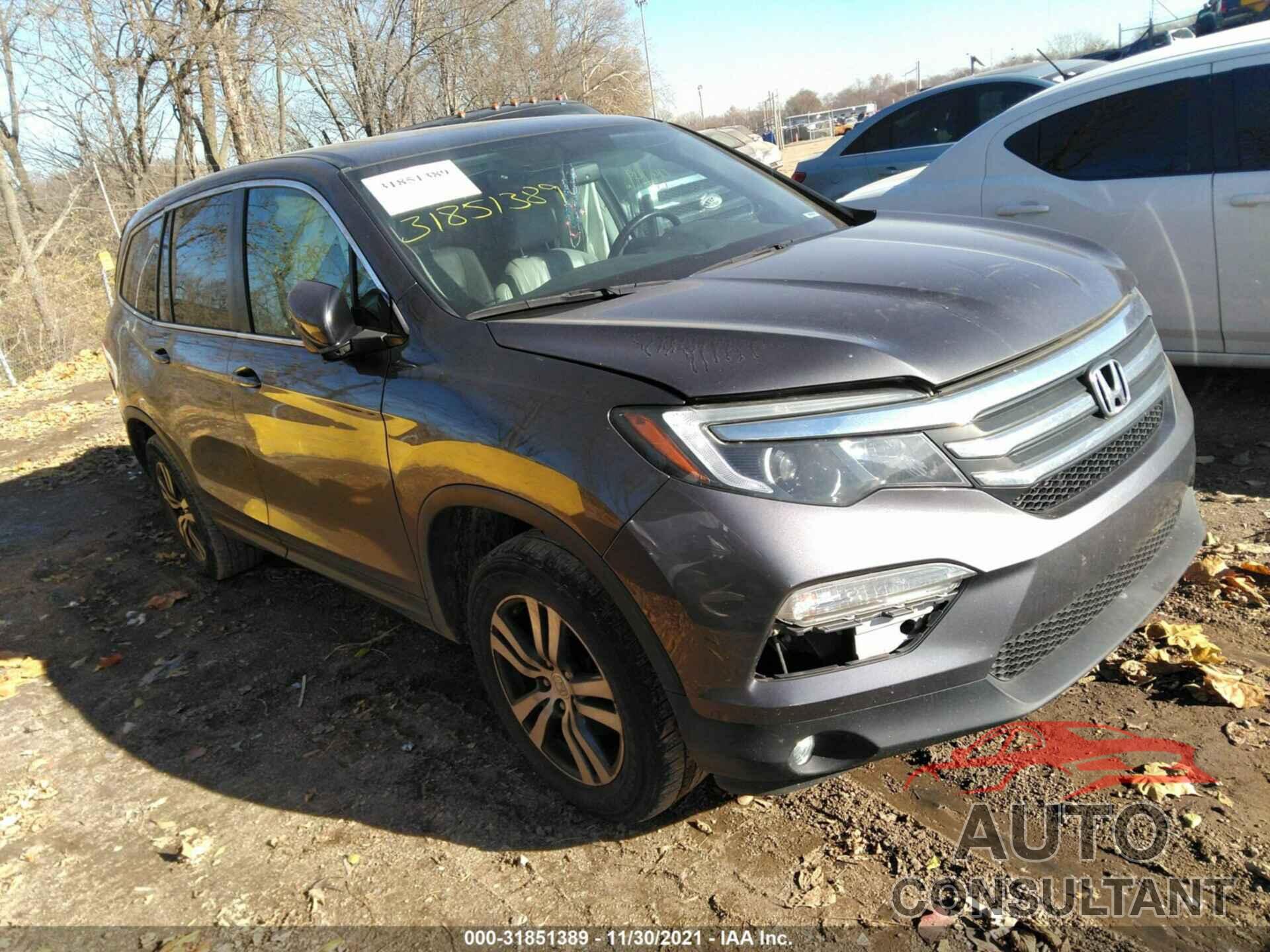 HONDA PILOT 2016 - 5FNYF6H51GB034240
