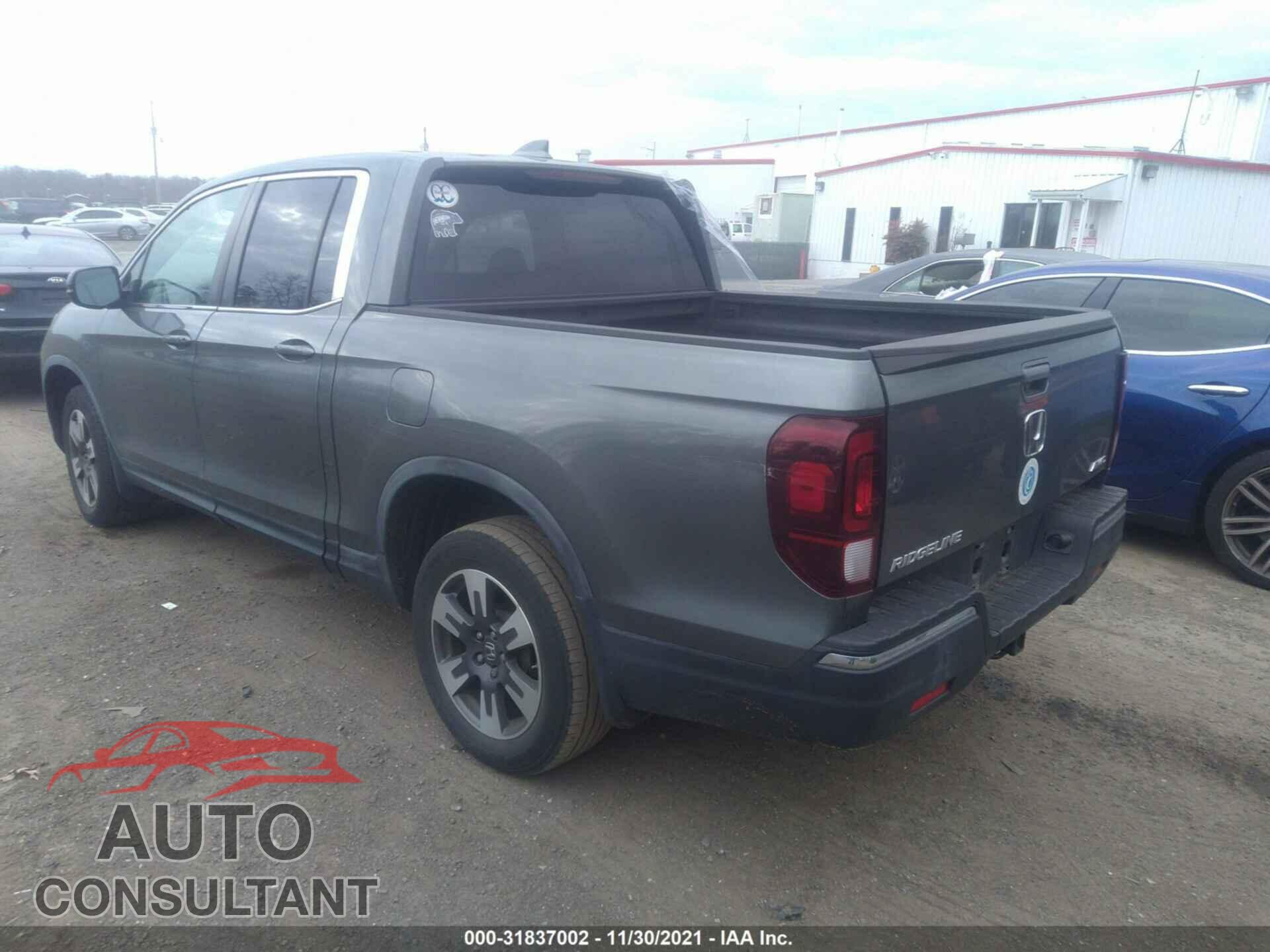 HONDA RIDGELINE 2017 - 5FPYK3F64HB024610
