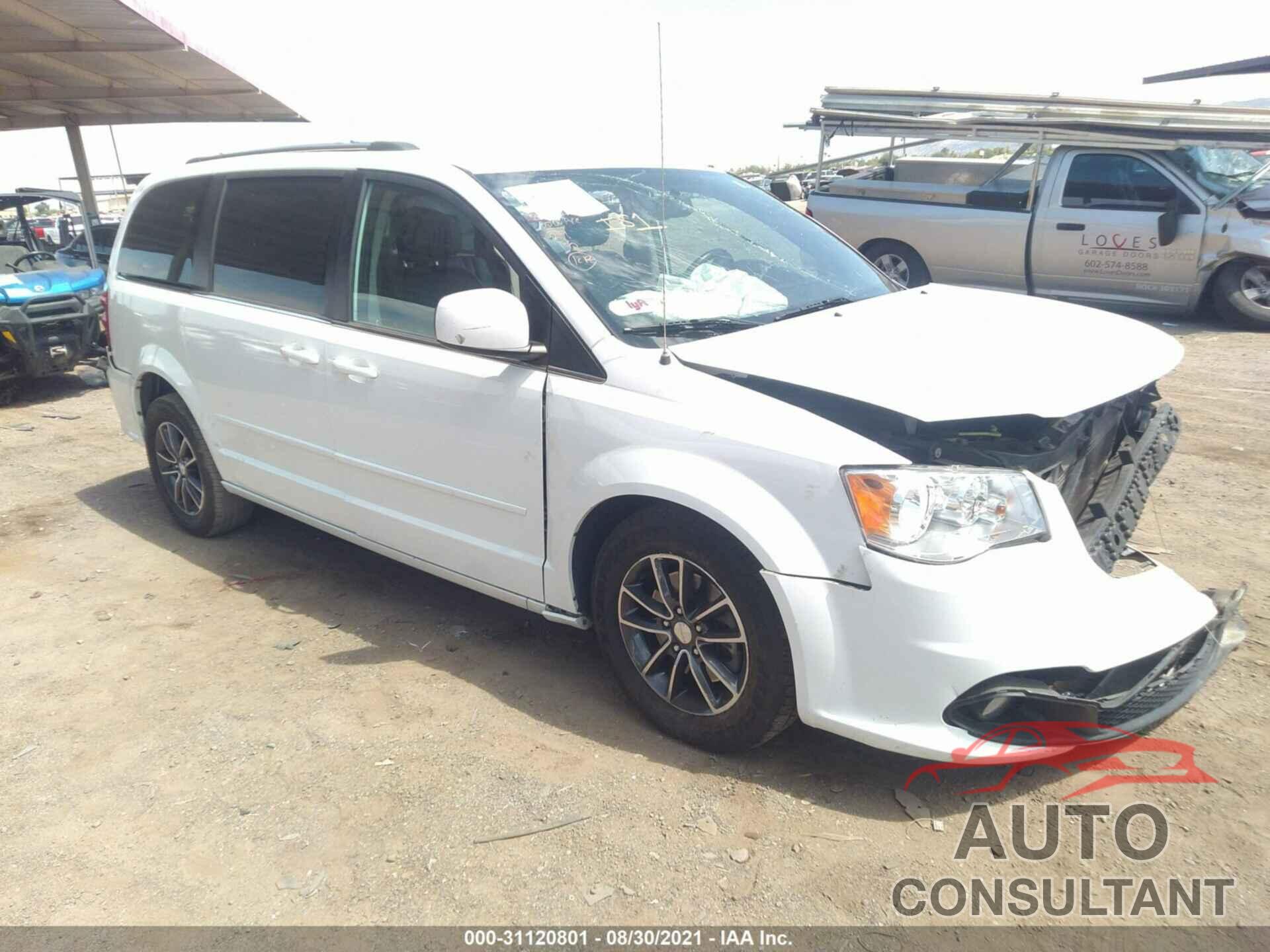 DODGE GRAND CARAVAN 2017 - 2C4RDGCG1HR814706