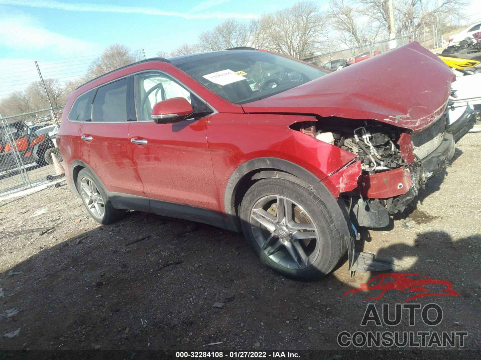 HYUNDAI SANTA FE 2017 - KM8SRDHF4HU186785