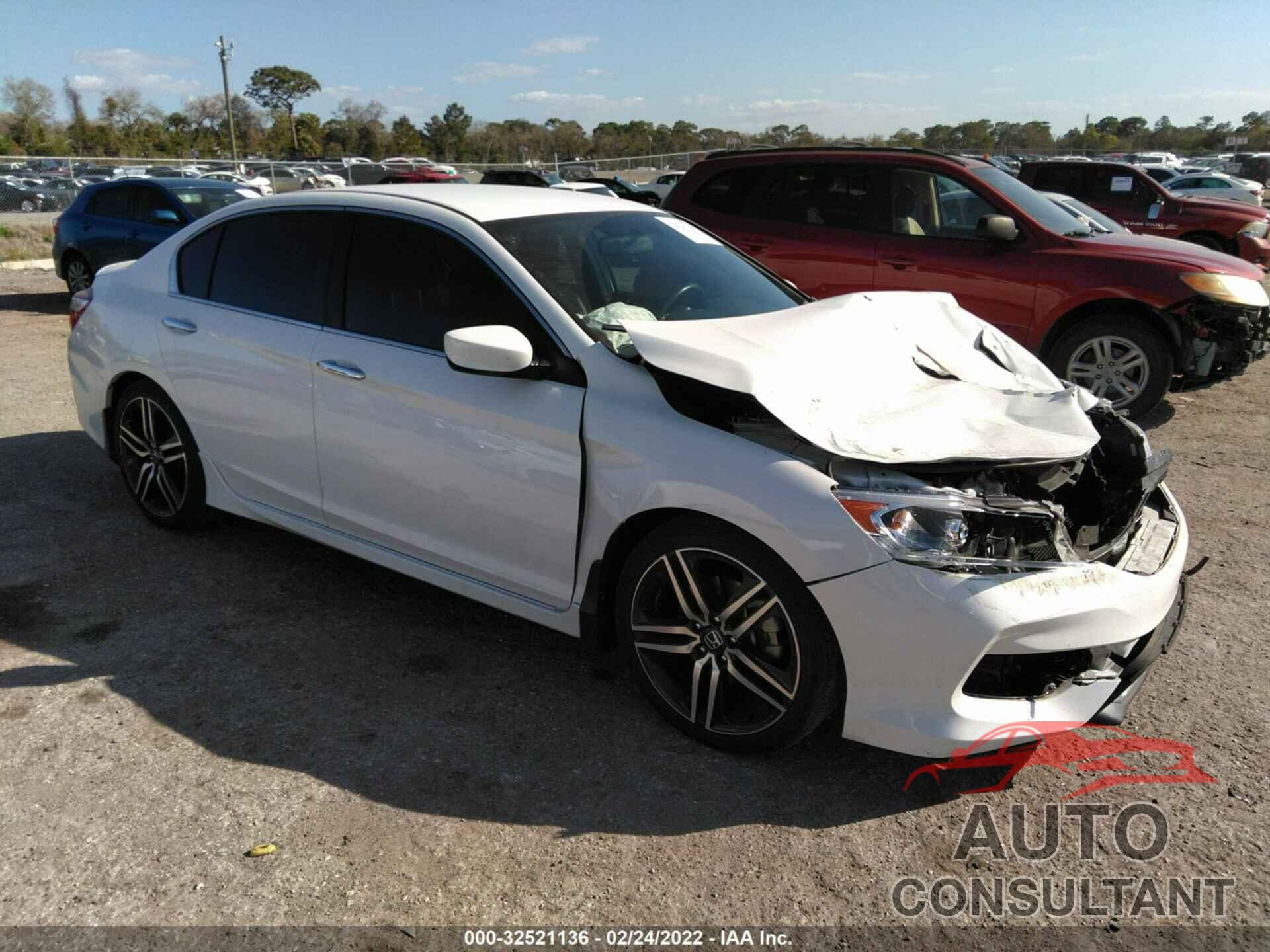 HONDA ACCORD SEDAN 2017 - 1HGCR2F50HA160825