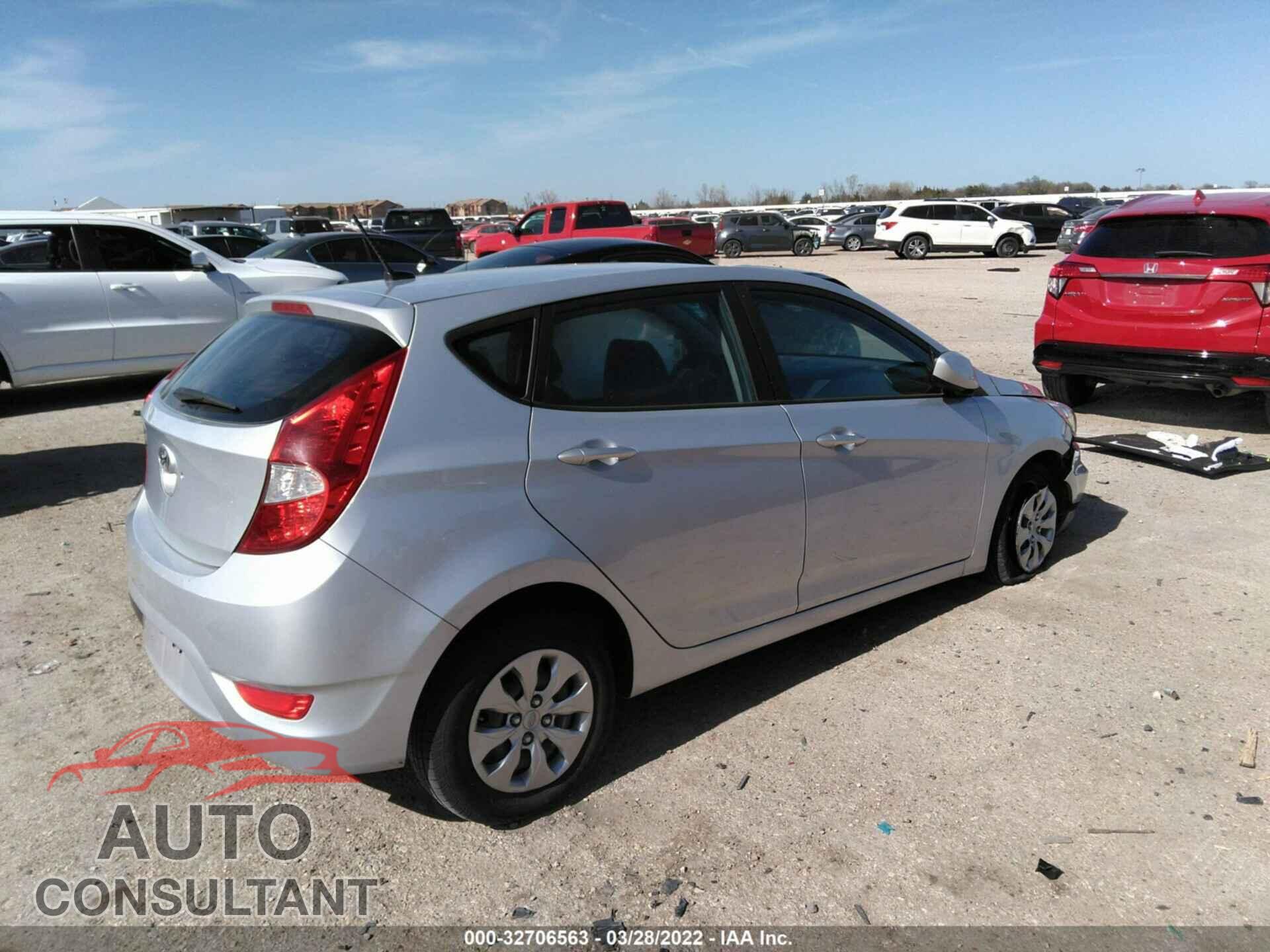 HYUNDAI ACCENT 2017 - KMHCT5AEXHU305985