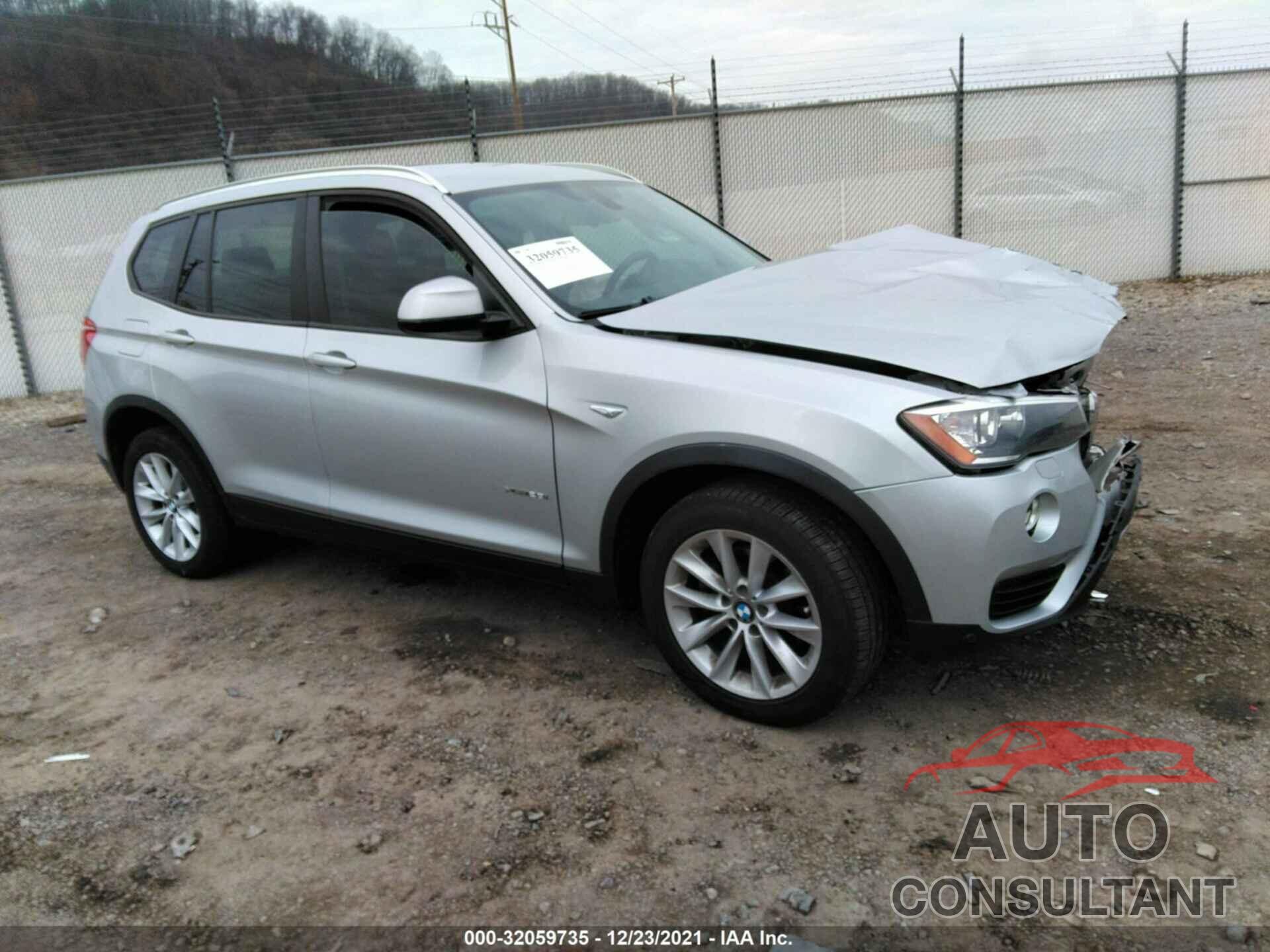 BMW X3 2017 - 5UXWX9C59H0D97139
