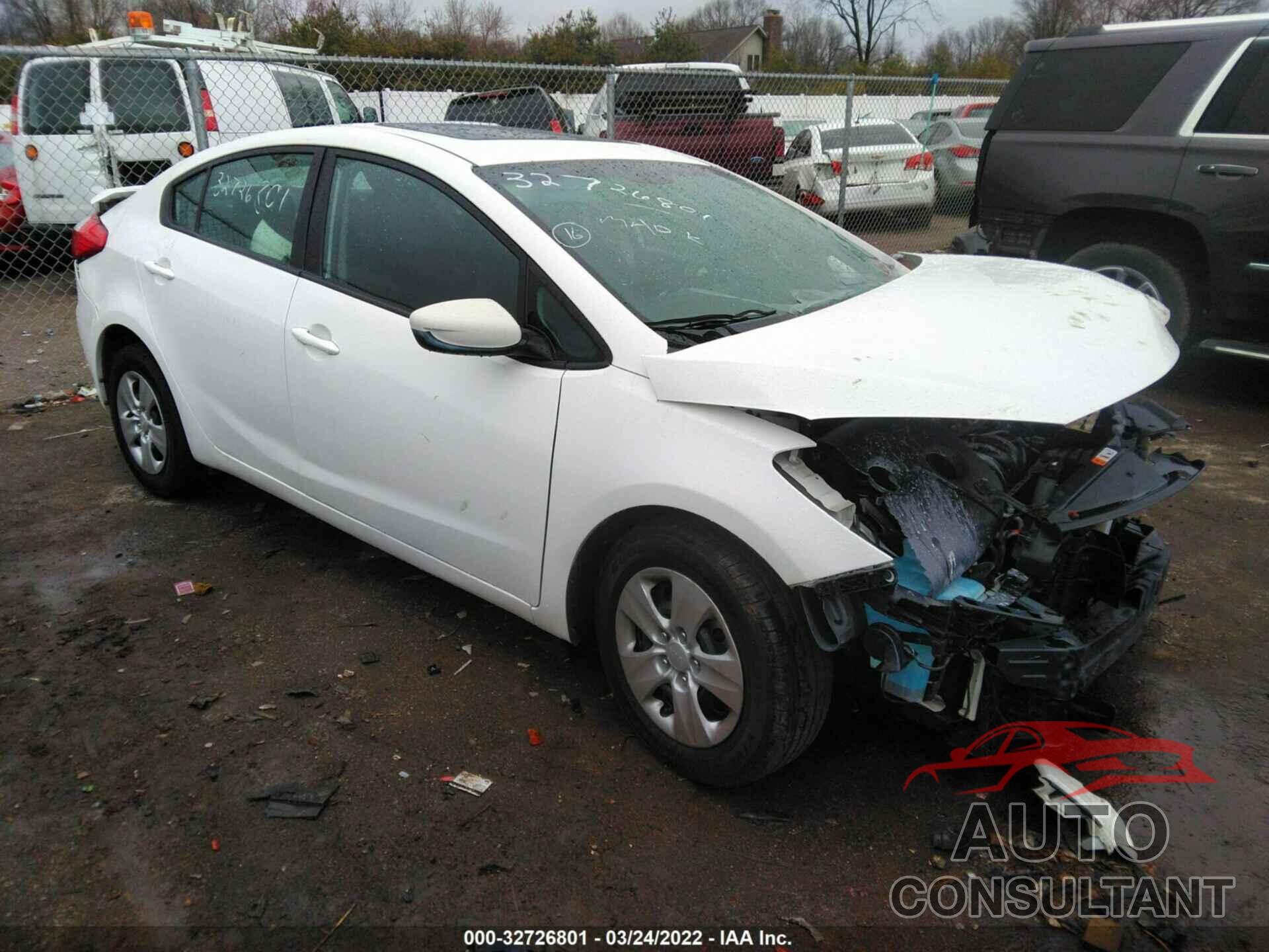 KIA FORTE 2016 - KNAFK4A64G5457449