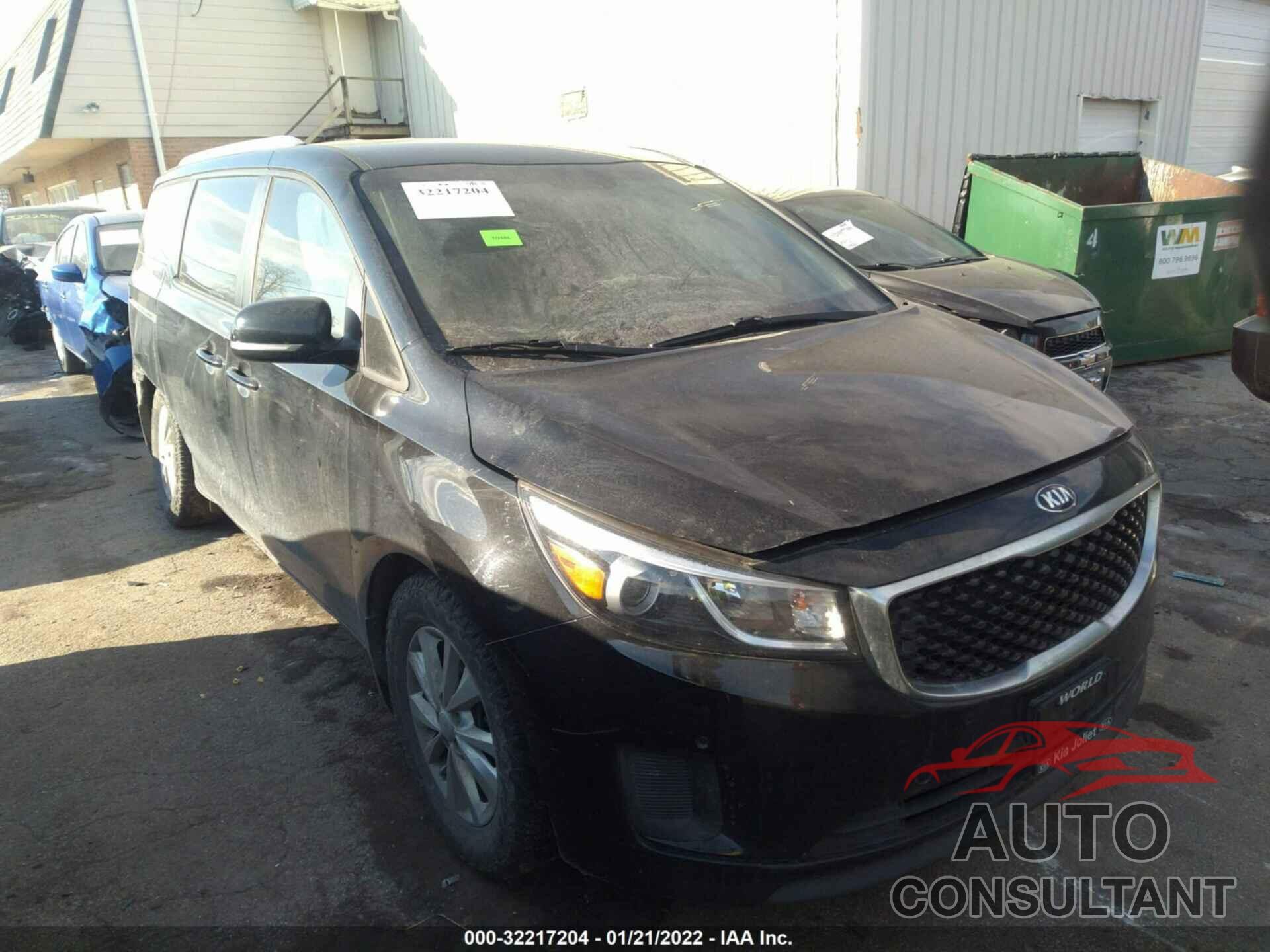 KIA SEDONA 2017 - KNDMB5C17H6327338