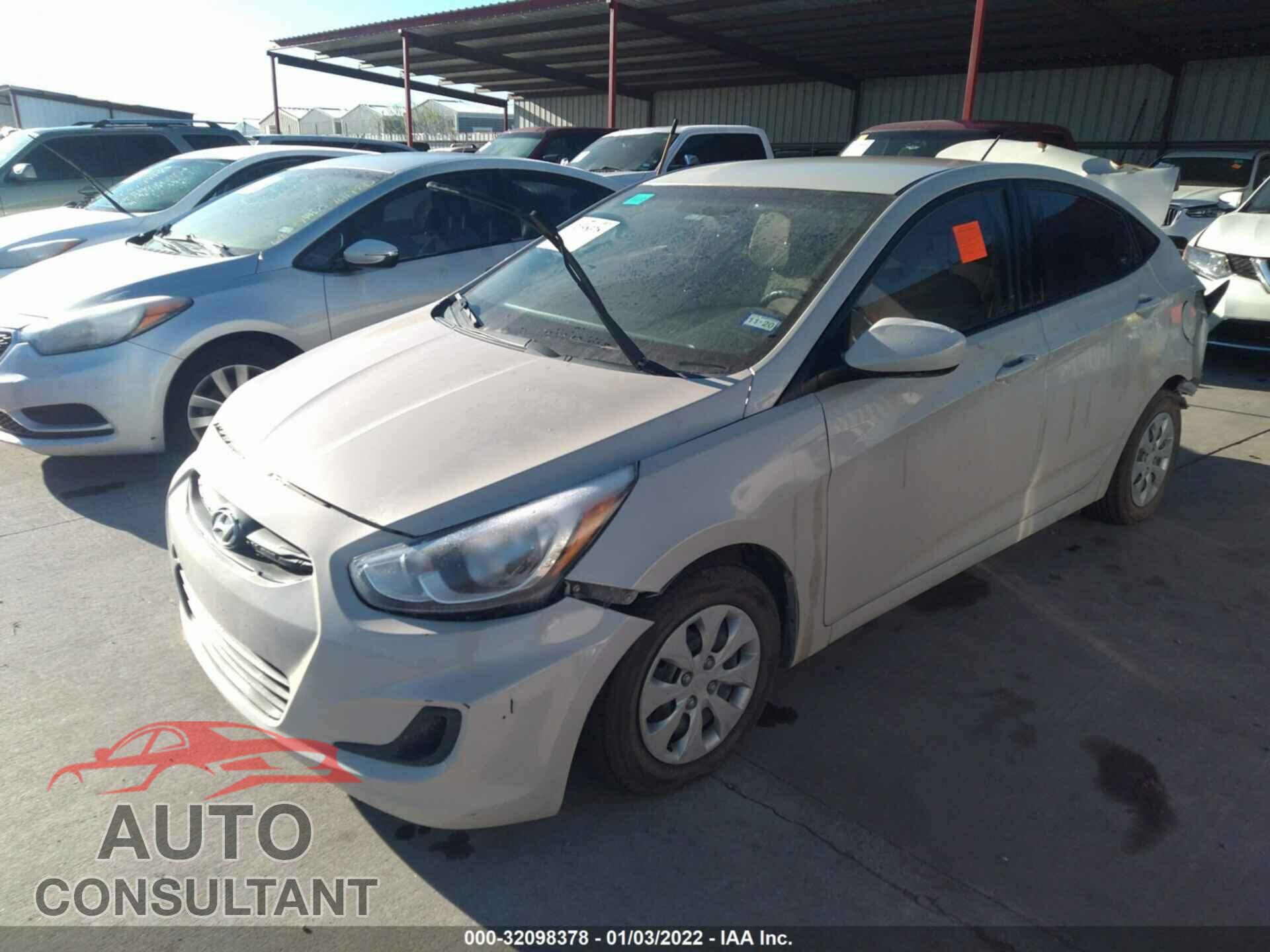 HYUNDAI ACCENT 2016 - KMHCT4AE9GU044700