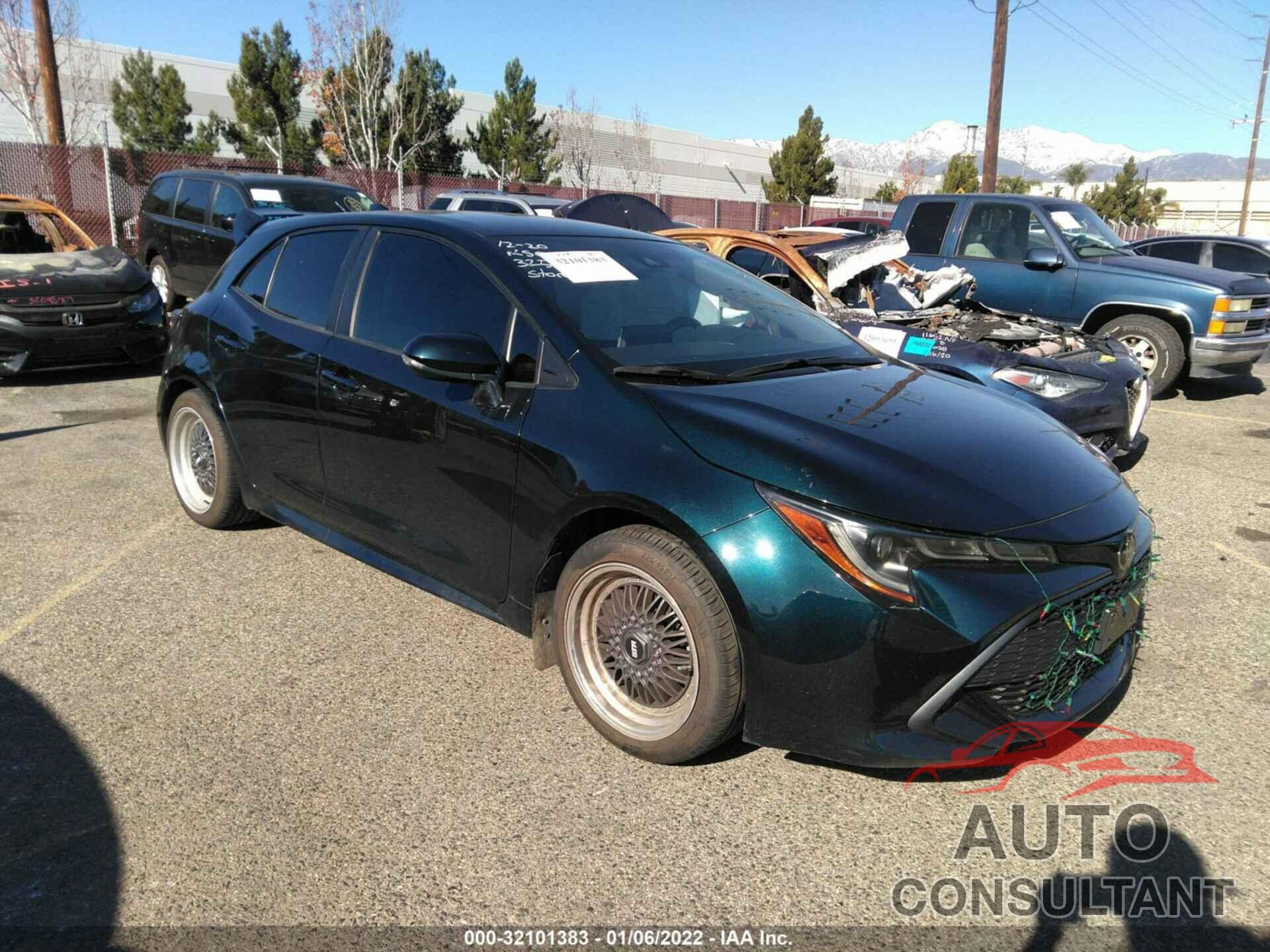 TOYOTA COROLLA HATCHBACK 2019 - JTNK4RBE7K3013254