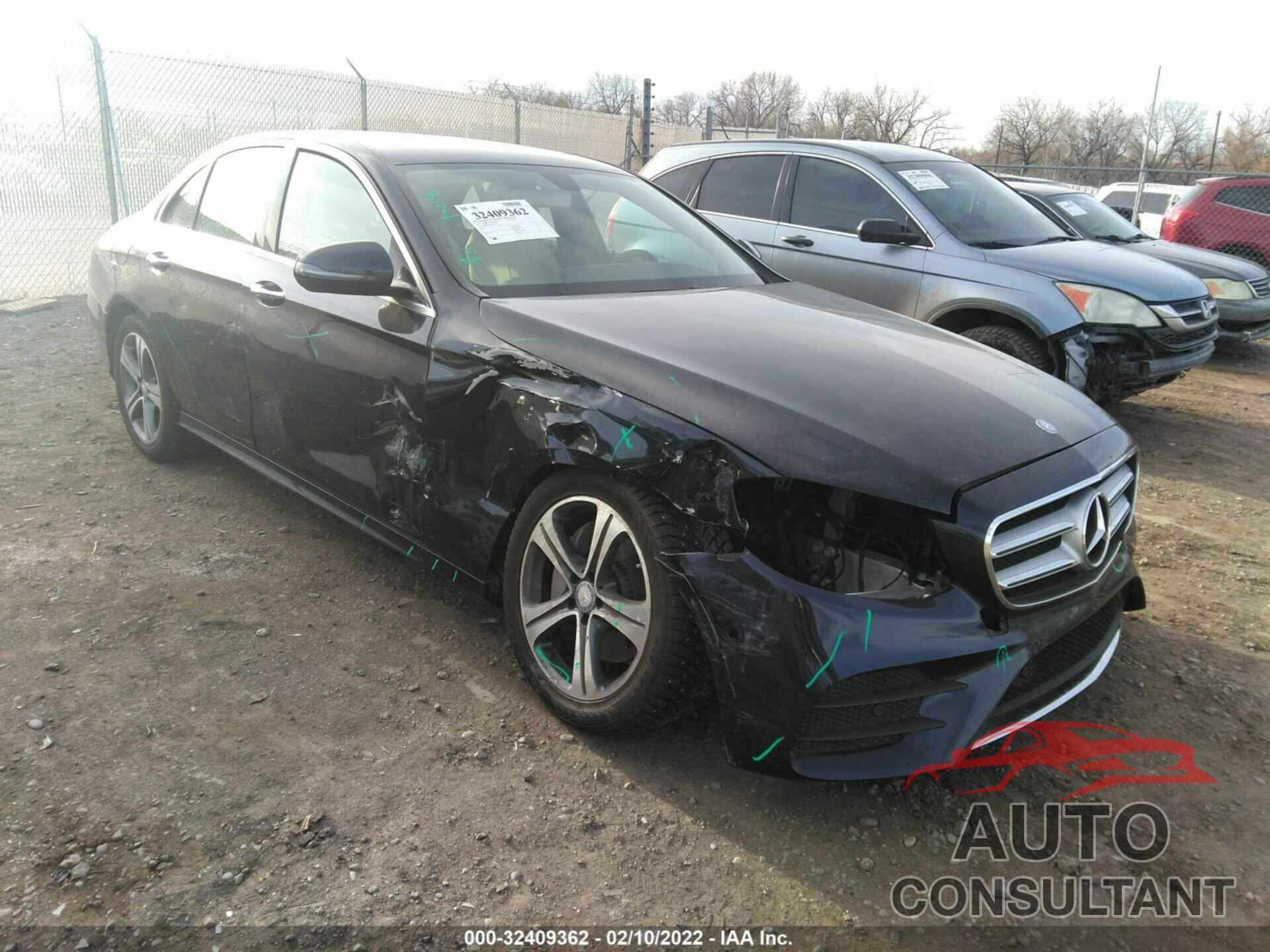 MERCEDES-BENZ E-CLASS 2017 - WDDZF4JBXHA059999