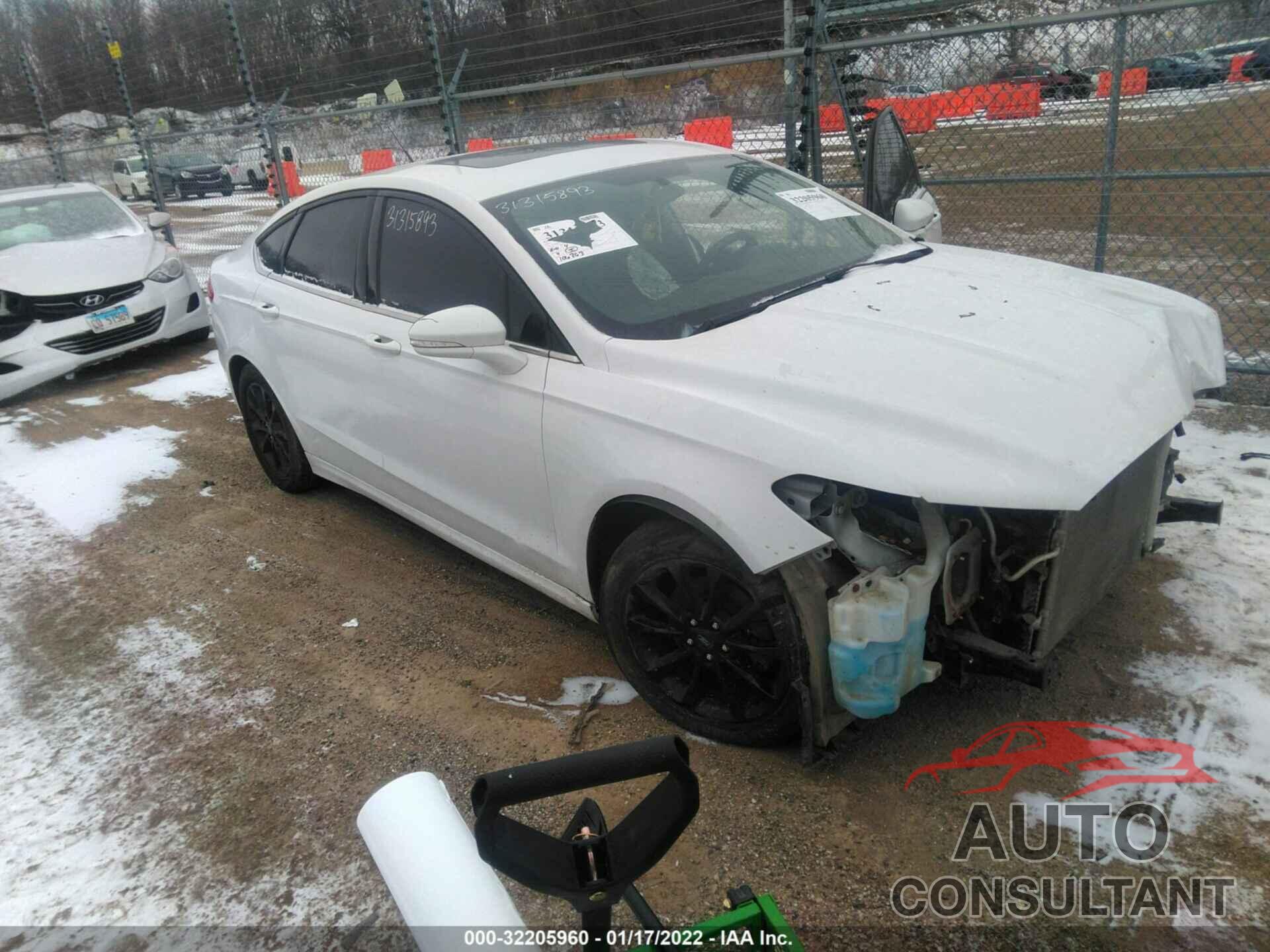 FORD FUSION 2017 - 3FA6P0H7XHR197834