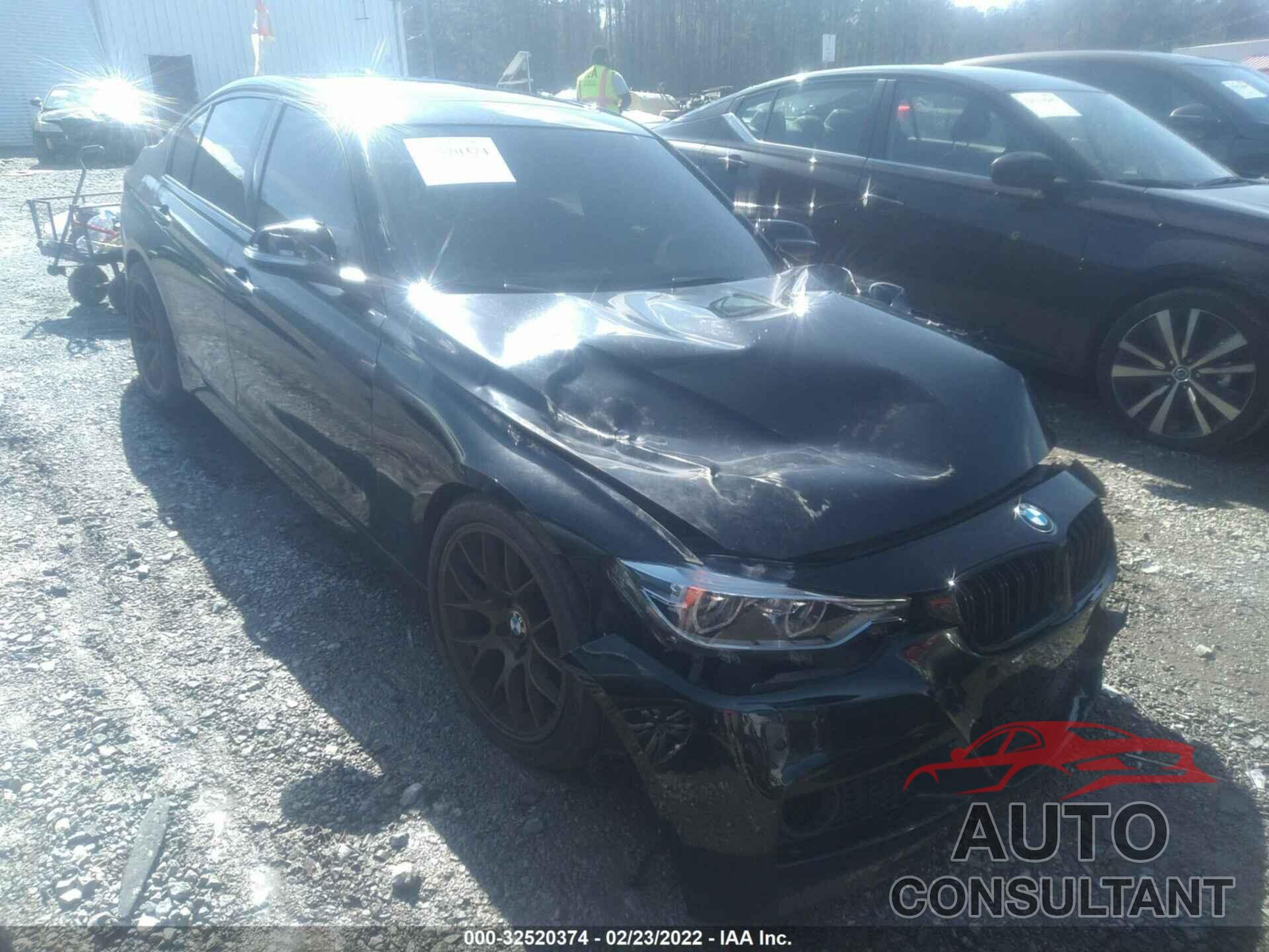 BMW 3 SERIES 2017 - WBA8B3G34HNU36277