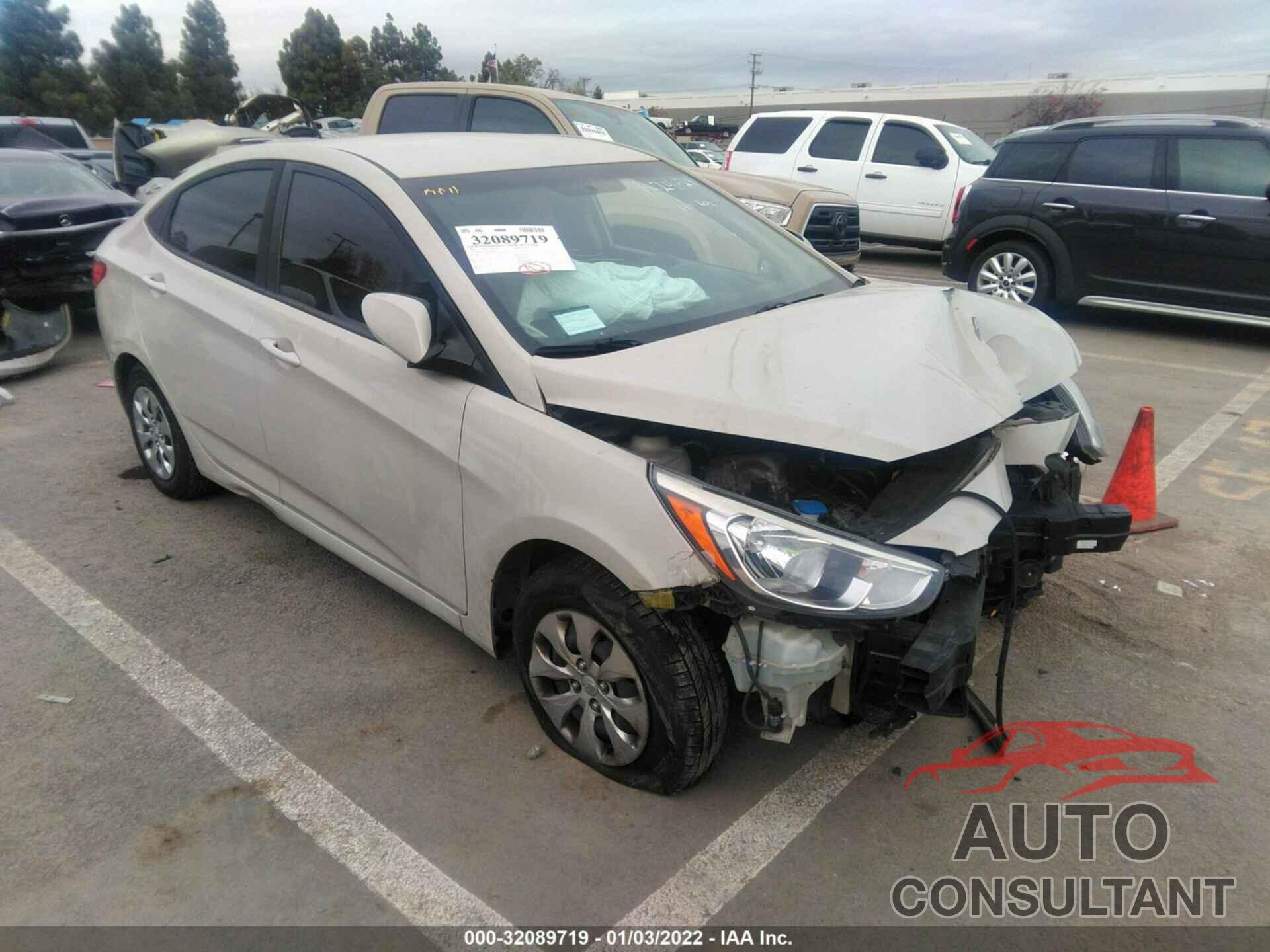 HYUNDAI ACCENT 2016 - KMHCT4AE6GU071935