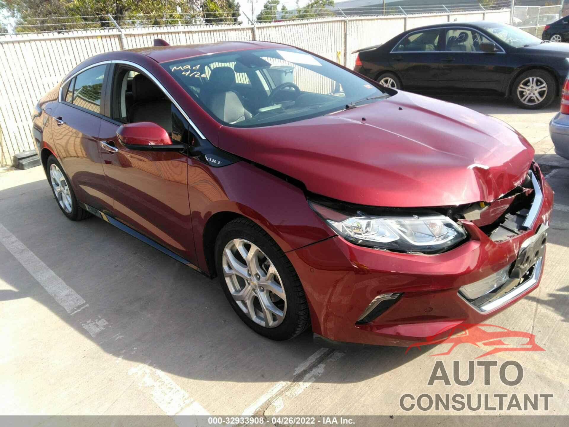 CHEVROLET VOLT 2016 - 1G1RD6S52GU123723