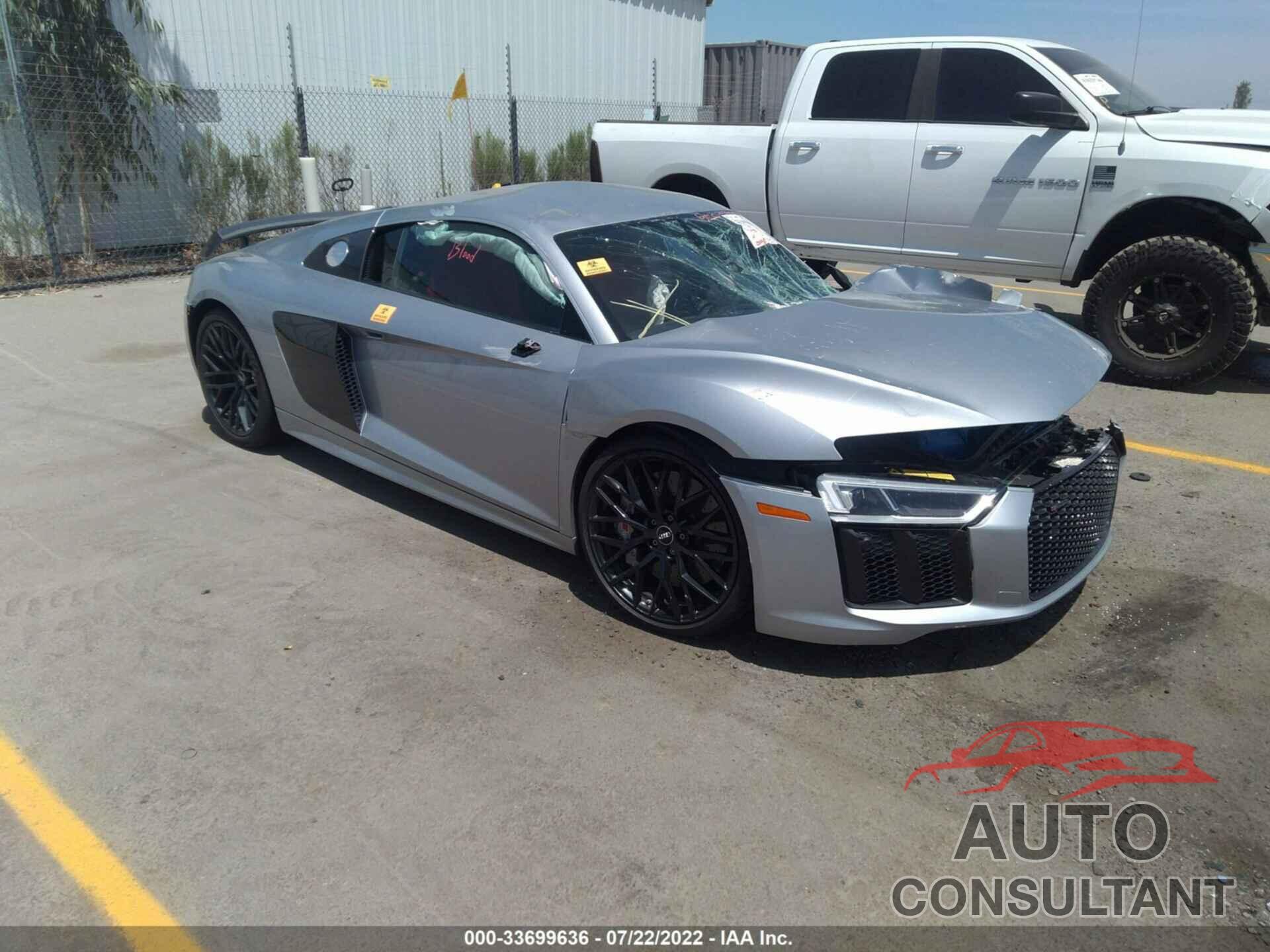 AUDI R8 COUPE 2018 - WUAKBAFX0J7902429