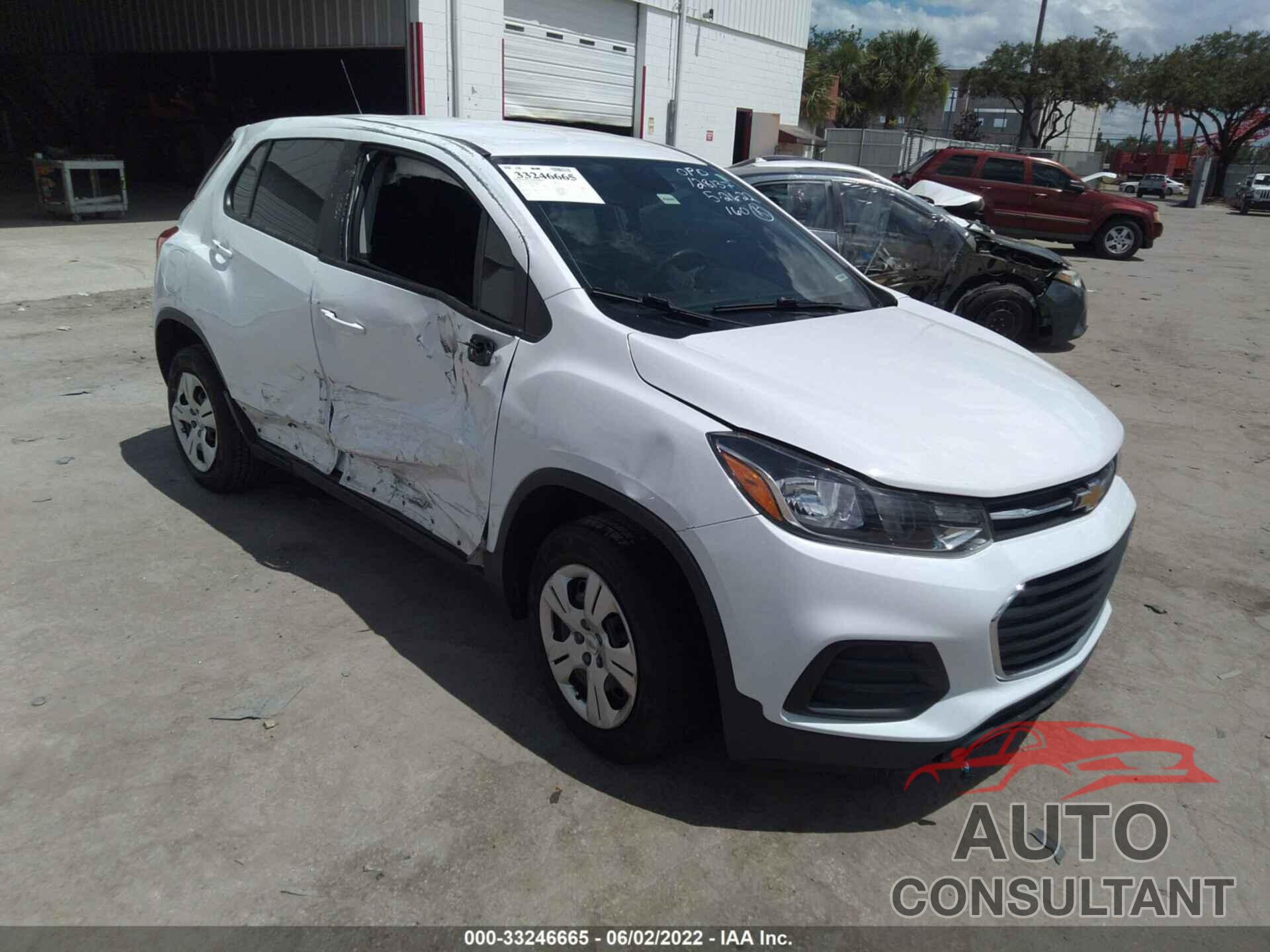 CHEVROLET TRAX 2018 - 3GNCJKSB7JL350967