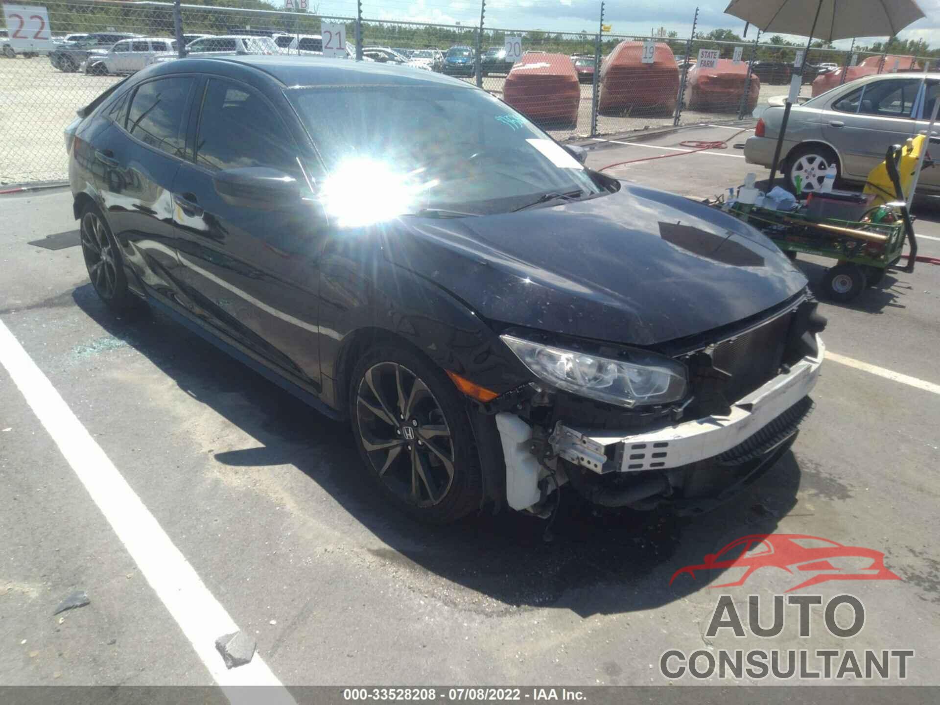 HONDA CIVIC HATCHBACK 2017 - SHHFK7H43HU226419
