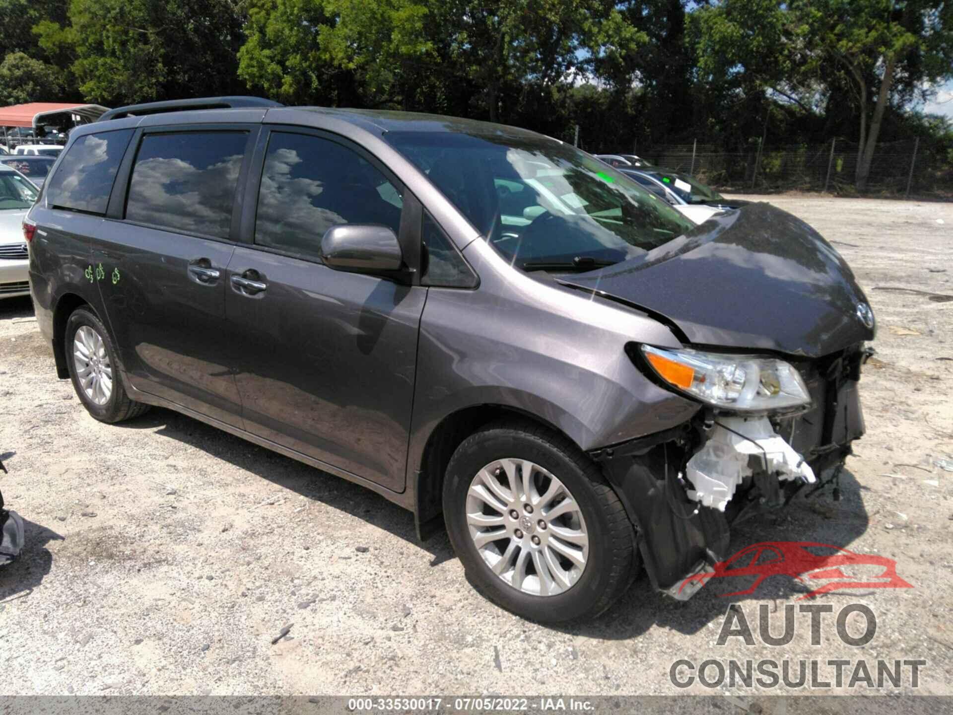 TOYOTA SIENNA 2016 - 5TDYK3DC3GS741348