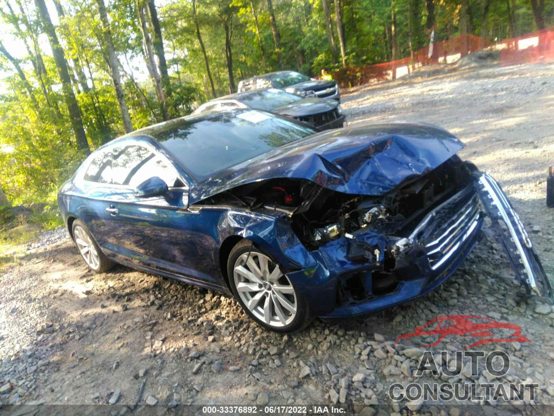 AUDI A5 COUPE 2018 - WAUPNAF53JA023435