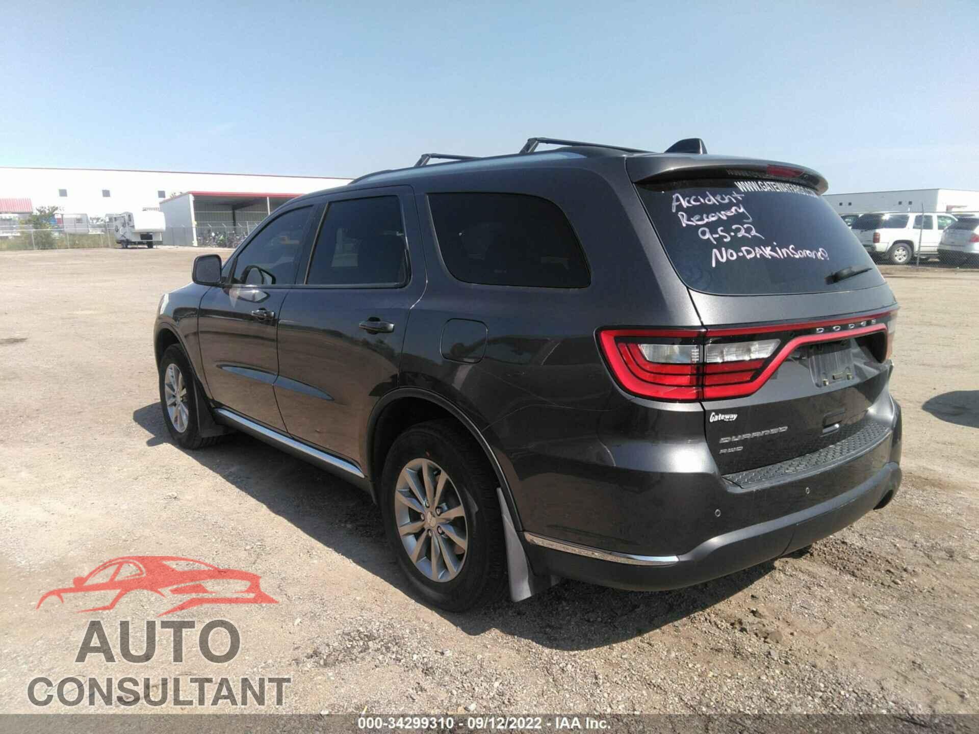 DODGE DURANGO 2017 - 1C4RDJAGXHC824126