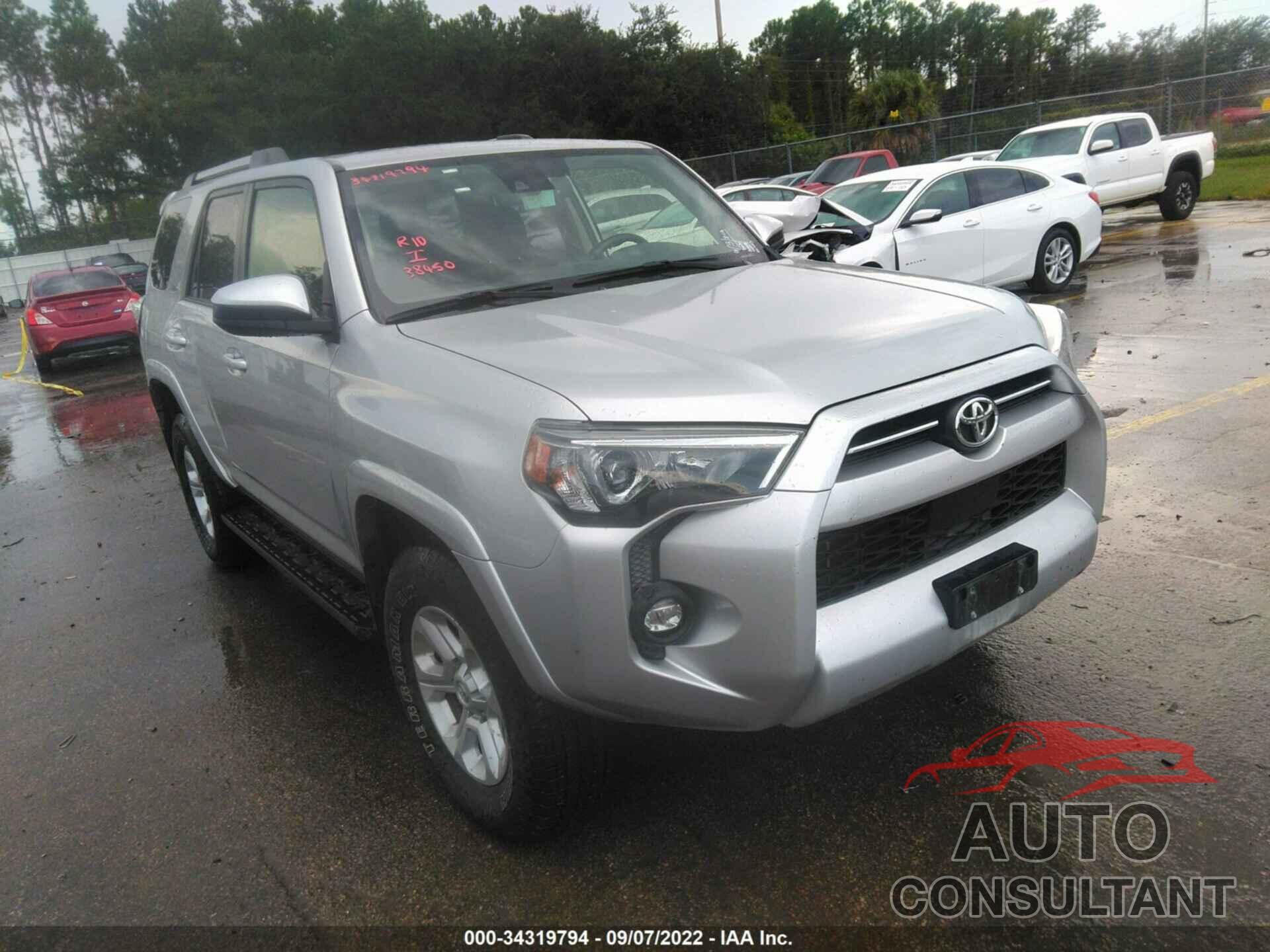 TOYOTA 4RUNNER 2021 - JTEMU5JR2M5918451