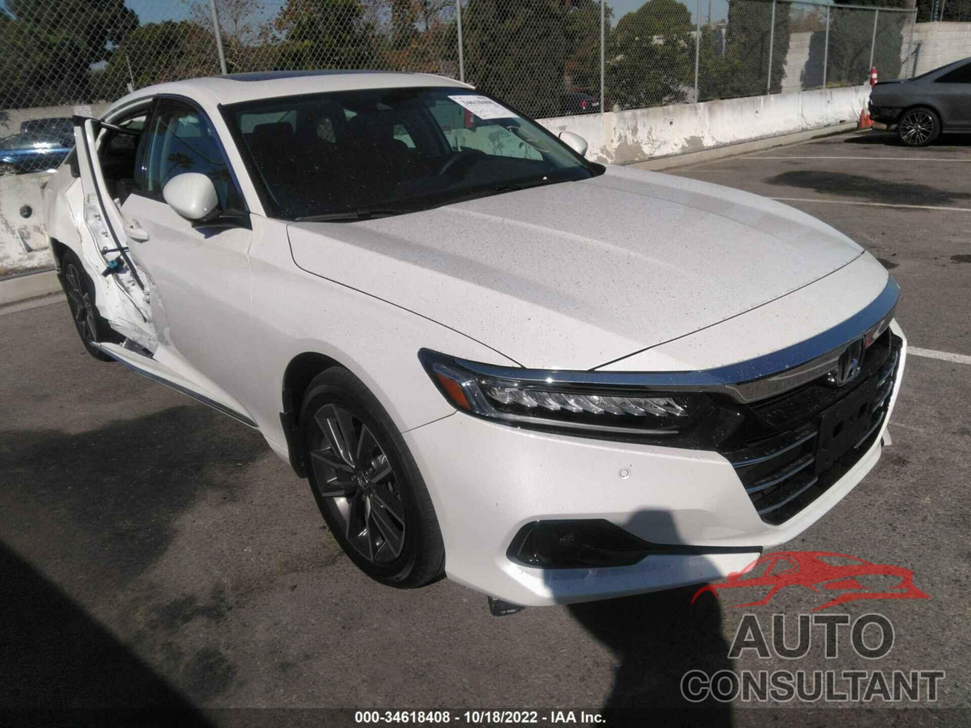 HONDA ACCORD SEDAN 2022 - 1HGCV1F50NA030237