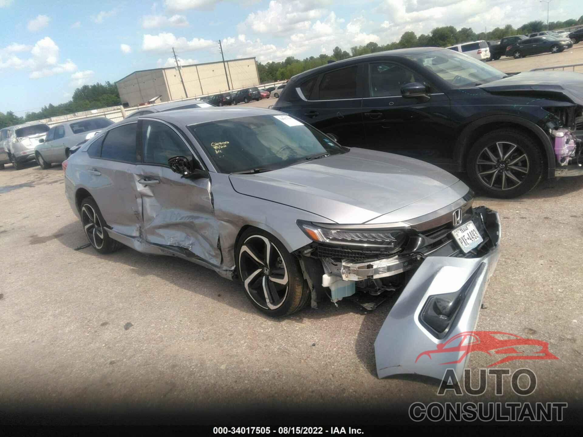 HONDA ACCORD SEDAN 2021 - 1HGCV1F3XMA087901