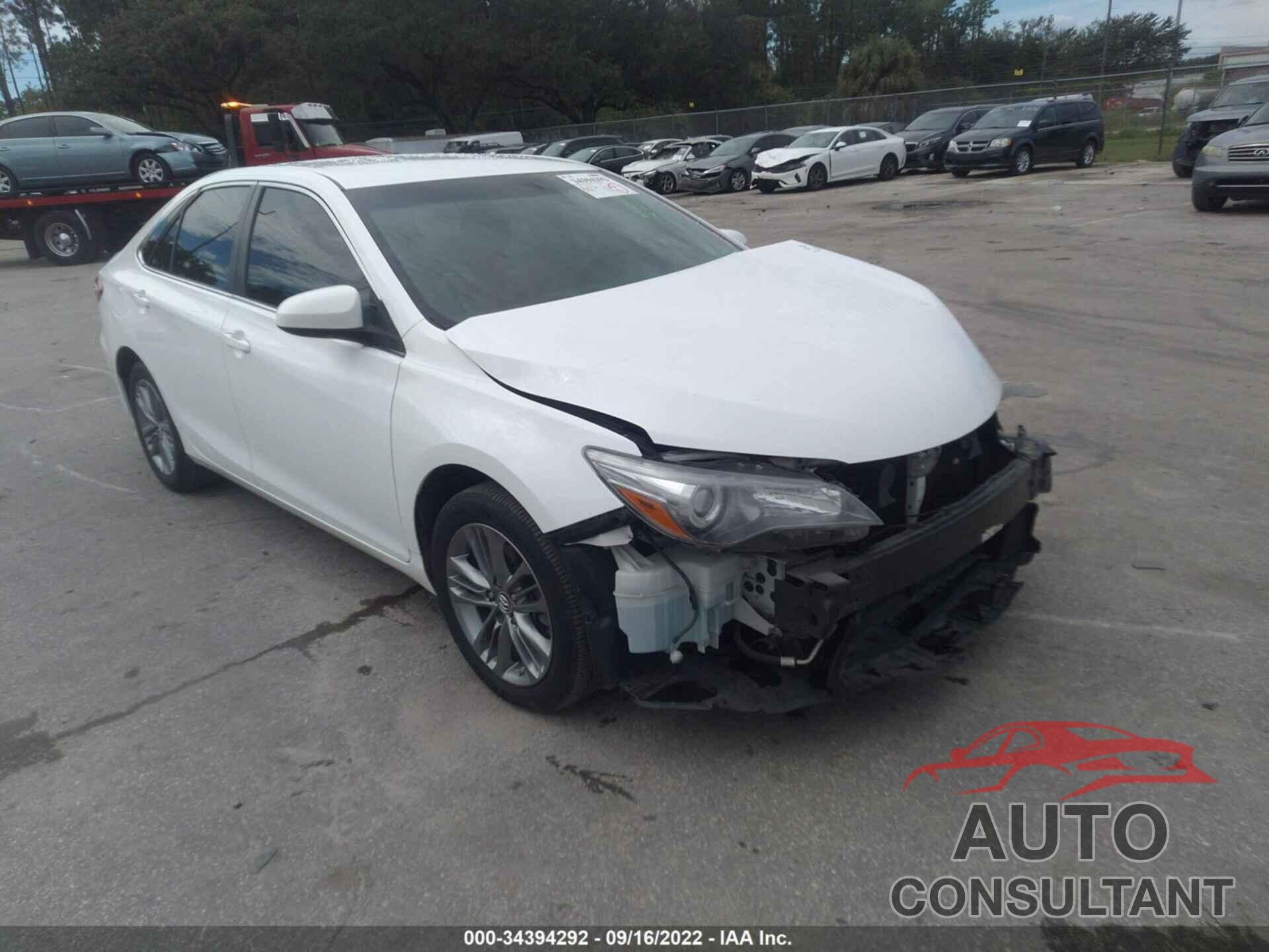 TOYOTA CAMRY 2016 - 4T1BF1FK3GU123134