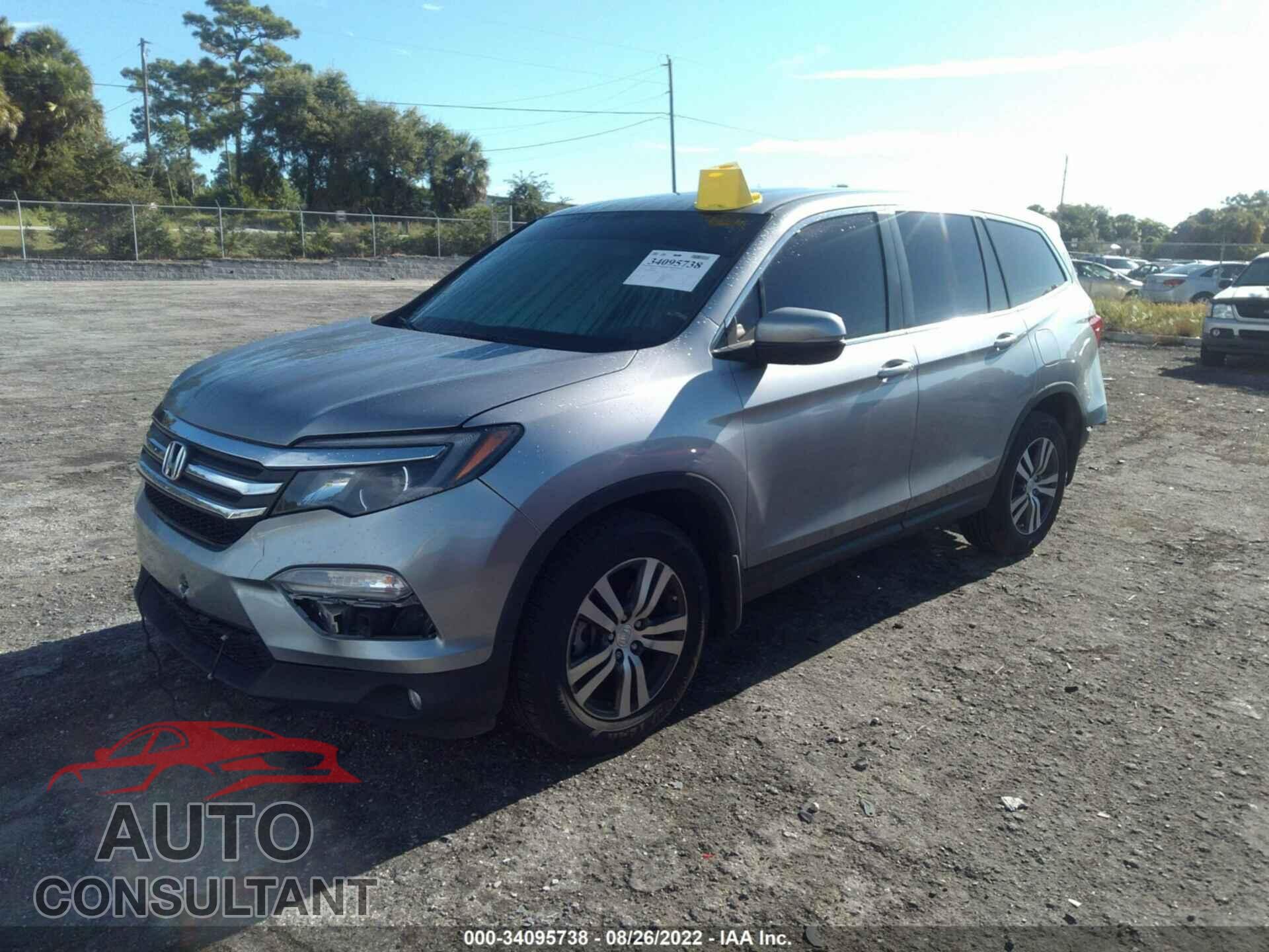 HONDA PILOT 2017 - 5FNYF5H51HB046111