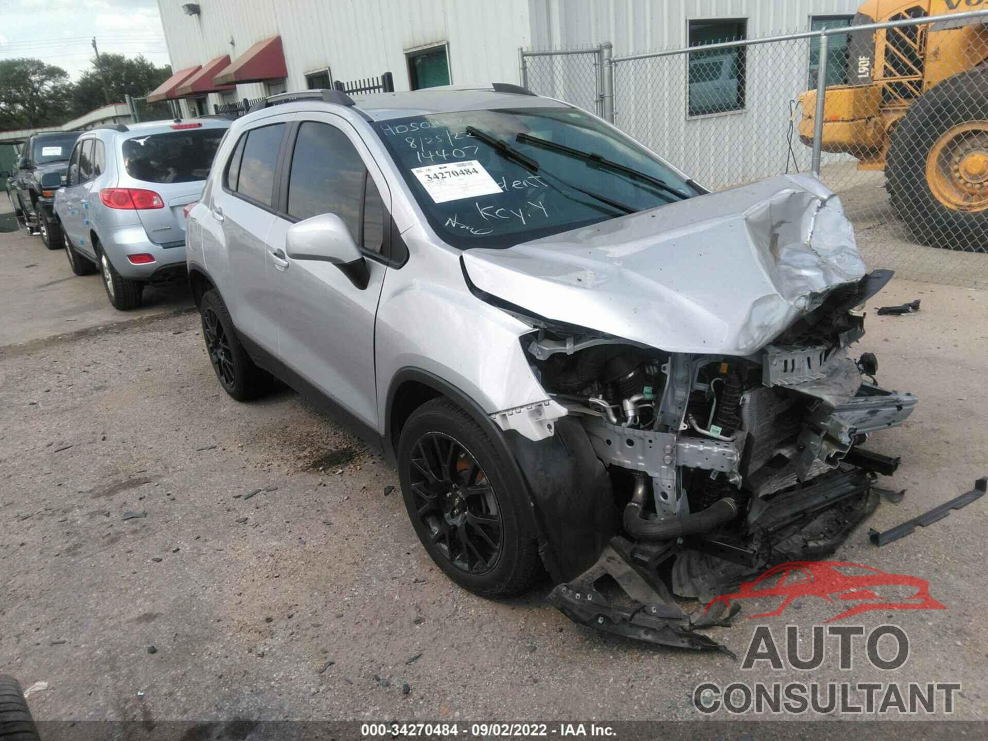 CHEVROLET TRAX 2021 - KL7CJLSM0MB365104