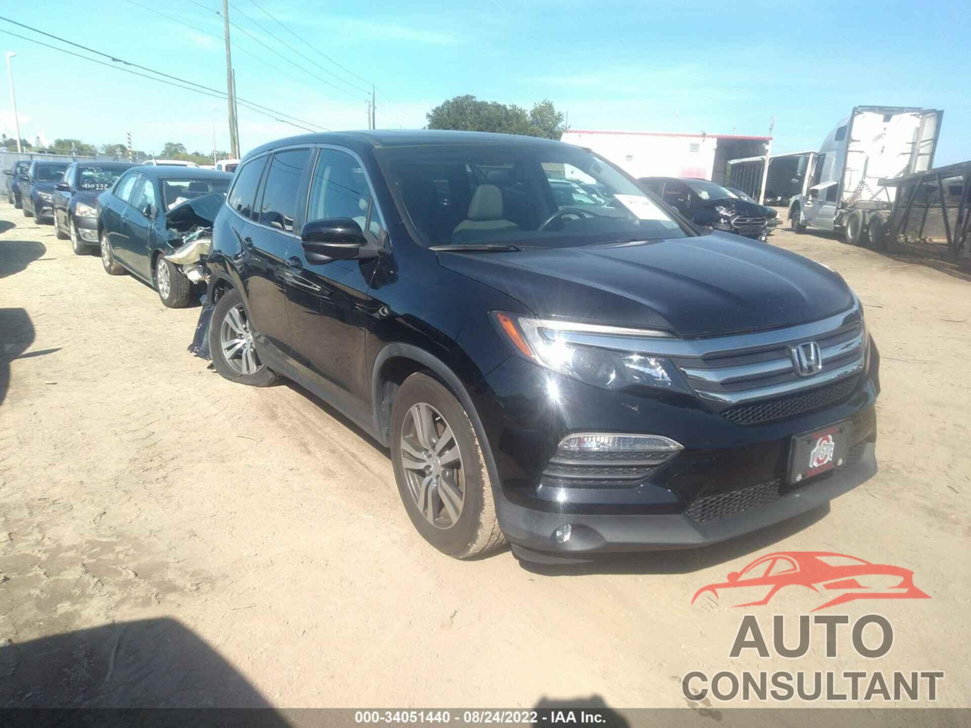 HONDA PILOT 2016 - 5FNYF6H53GB051623