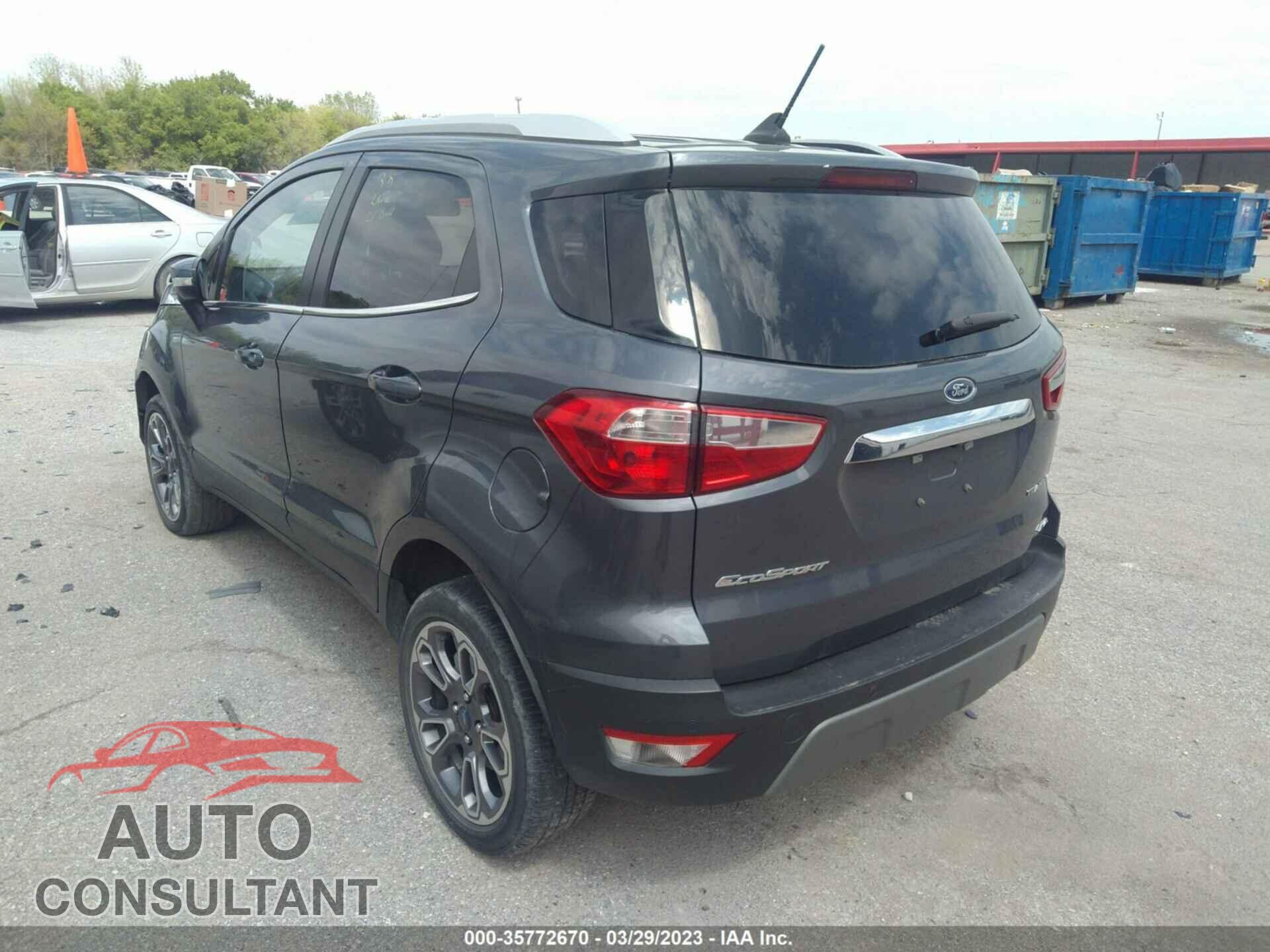 FORD ECOSPORT 2021 - MAJ6S3KL3MC403350