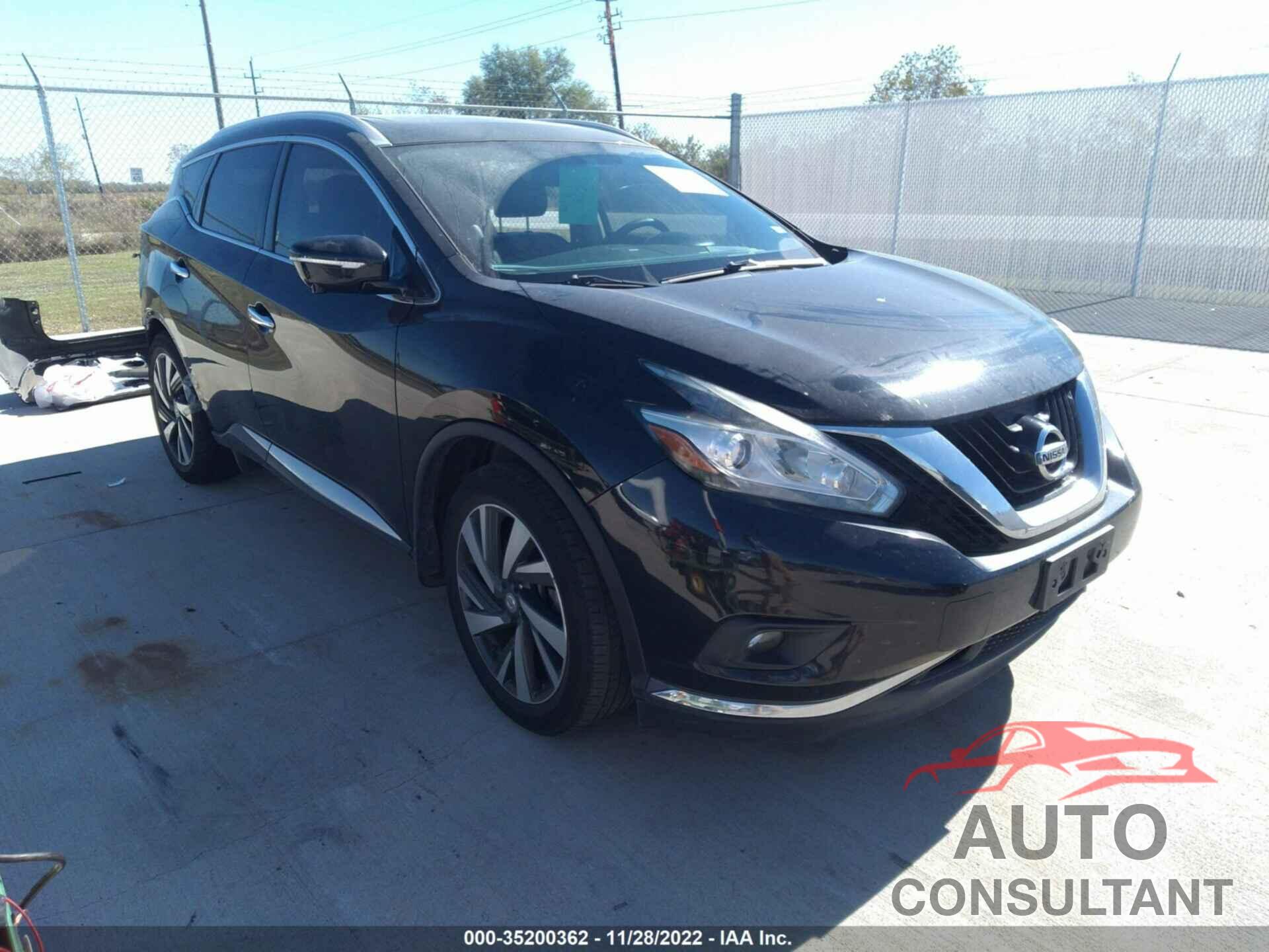 NISSAN MURANO 2015 - 5N1AZ2MG5FN218326