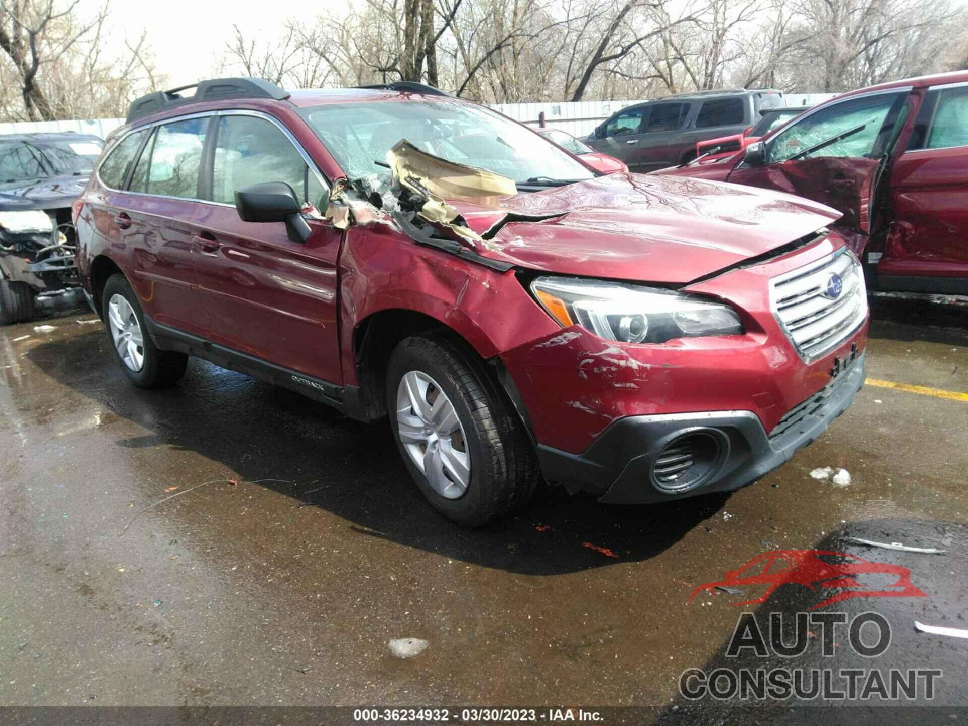 SUBARU OUTBACK 2015 - 4S4BSBAC2F3330944