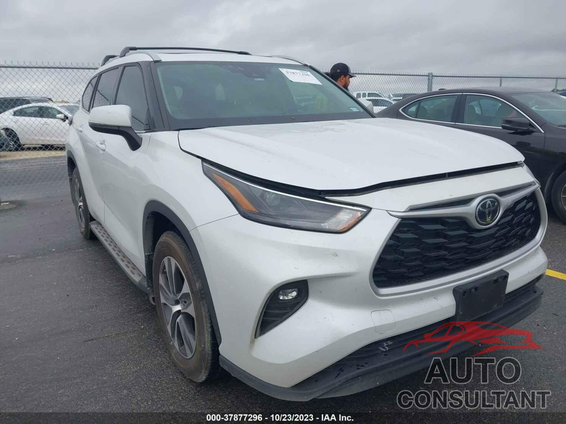 TOYOTA HIGHLANDER 2022 - 5TDGZRAHXNS096446