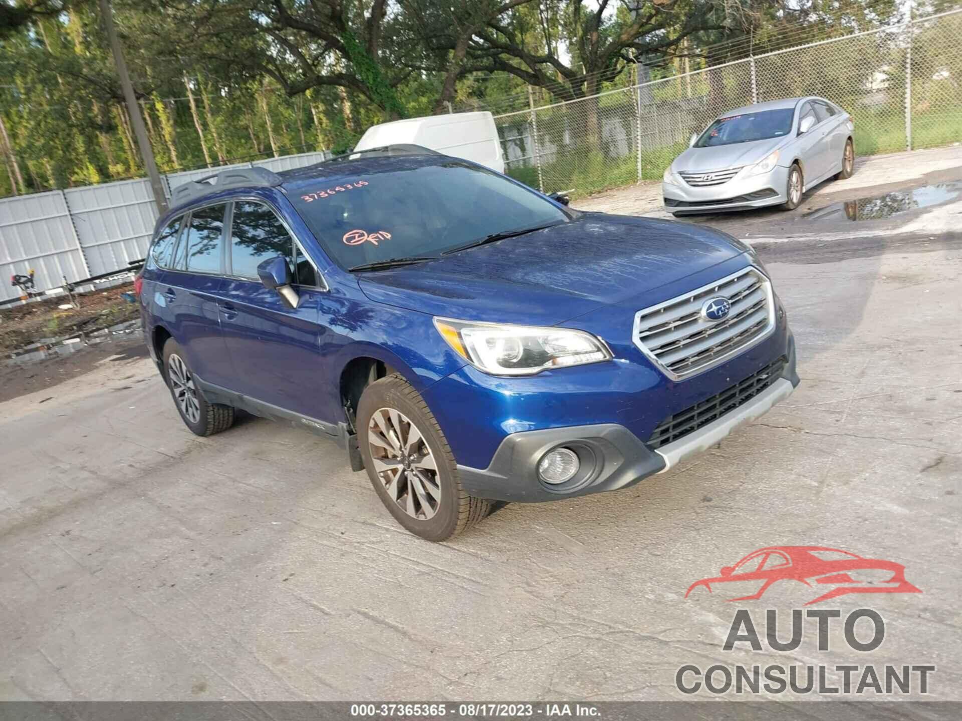 SUBARU OUTBACK 2016 - 4S4BSAJCXG3208232