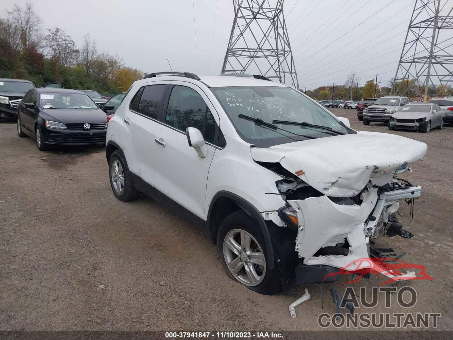 CHEVROLET TRAX 2019 - KL7CJPSB9KB890665