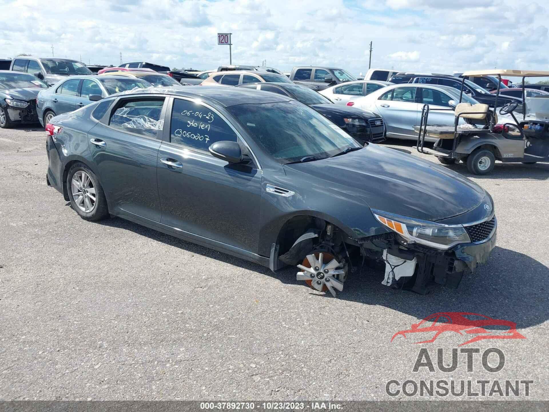 KIA OPTIMA 2016 - KNAGT4L3XG5079481