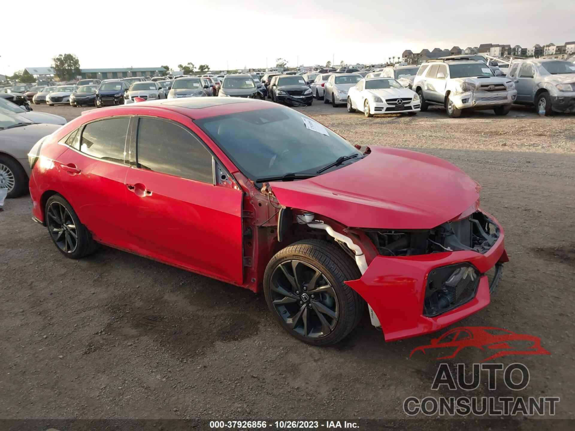 HONDA CIVIC HATCHBACK 2017 - SHHFK7H93HU420380