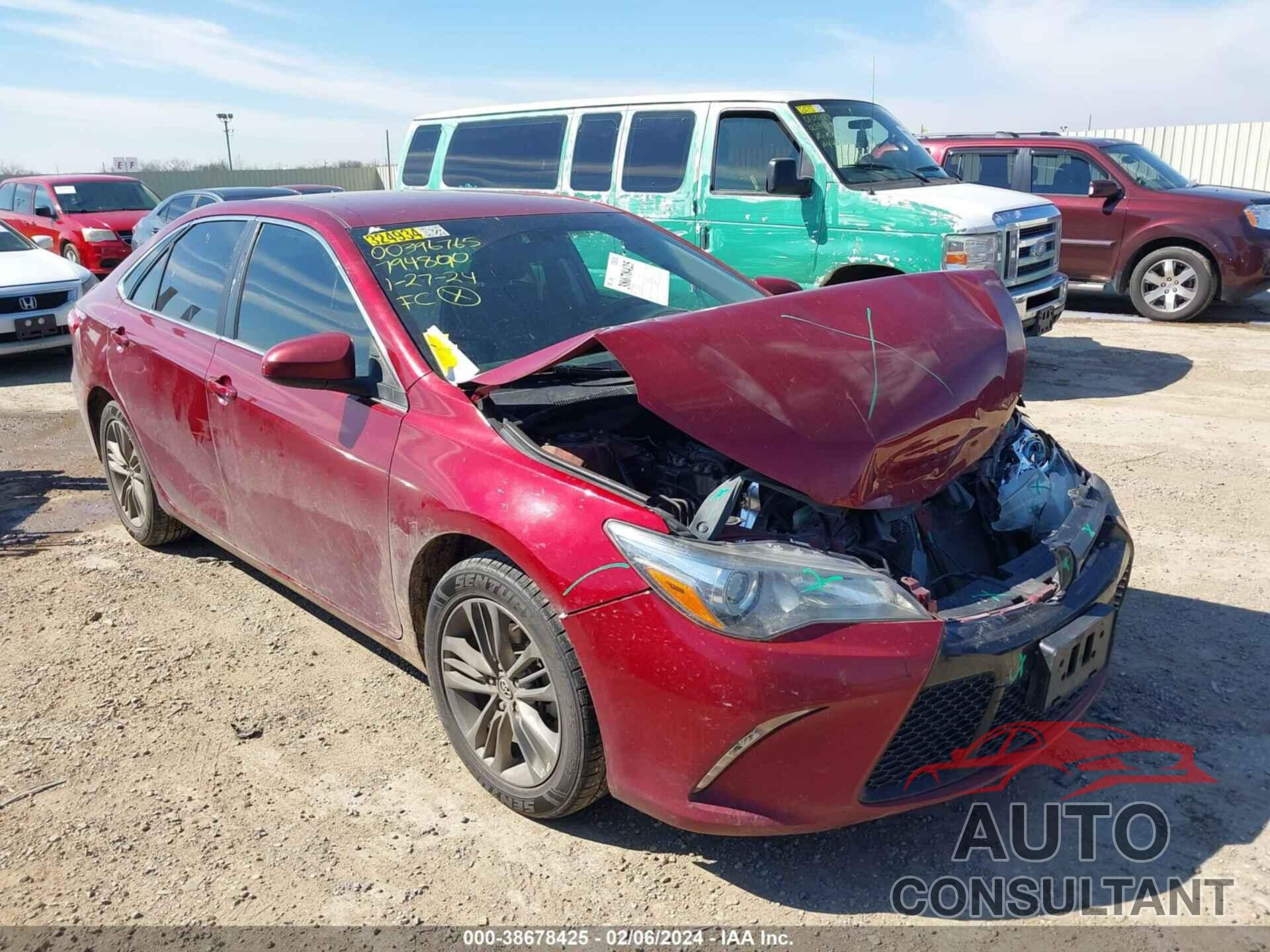 TOYOTA CAMRY 2017 - 4T1BF1FK7HU794890