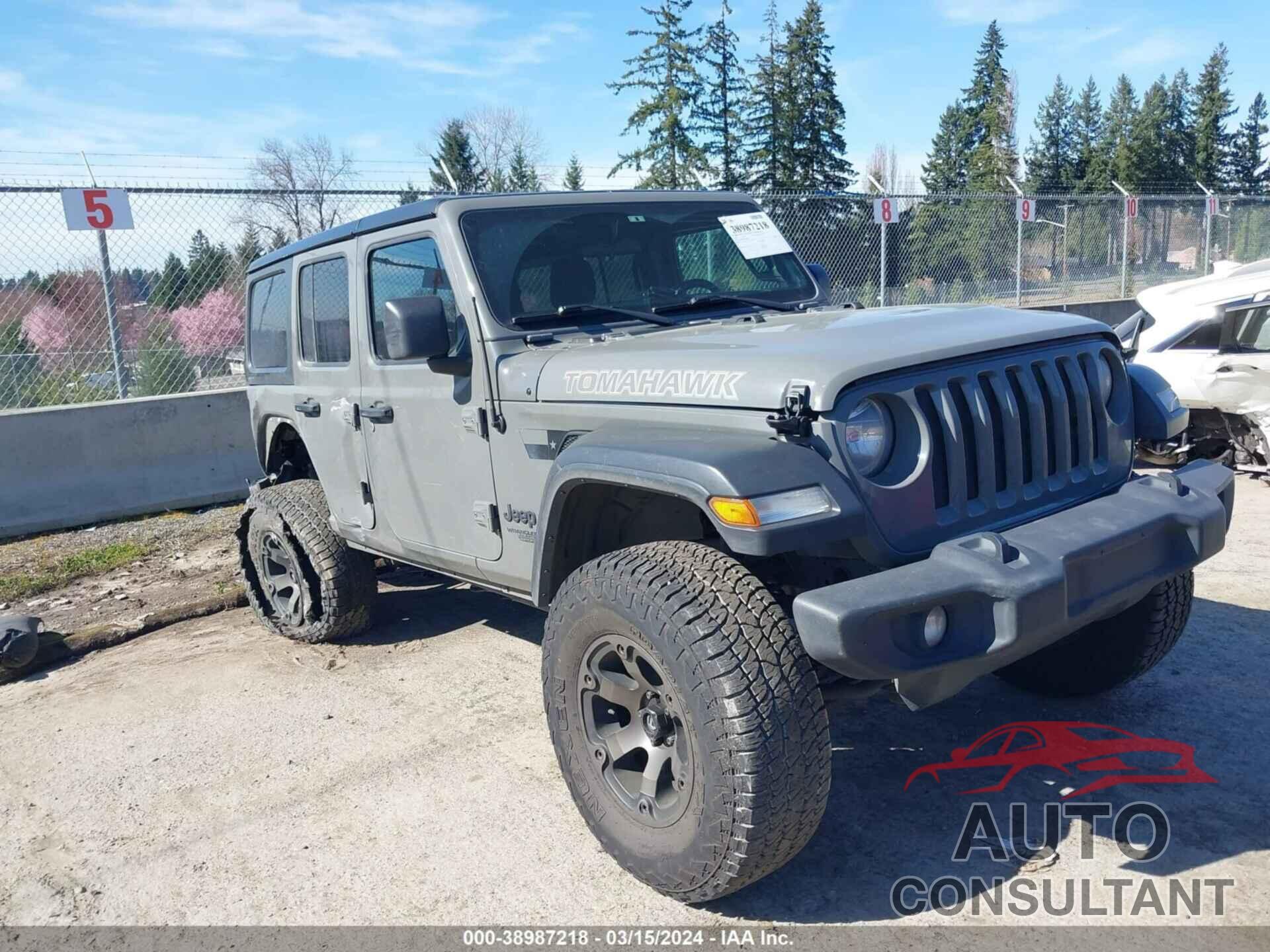 JEEP WRANGLER UNLIMITED 2018 - 1C4HJXDN4JW264903