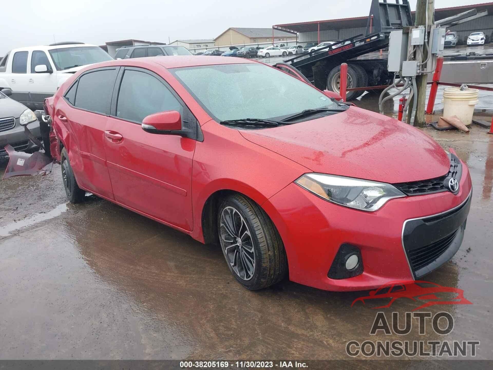 TOYOTA COROLLA 2016 - 2T1BURHE9GC719829