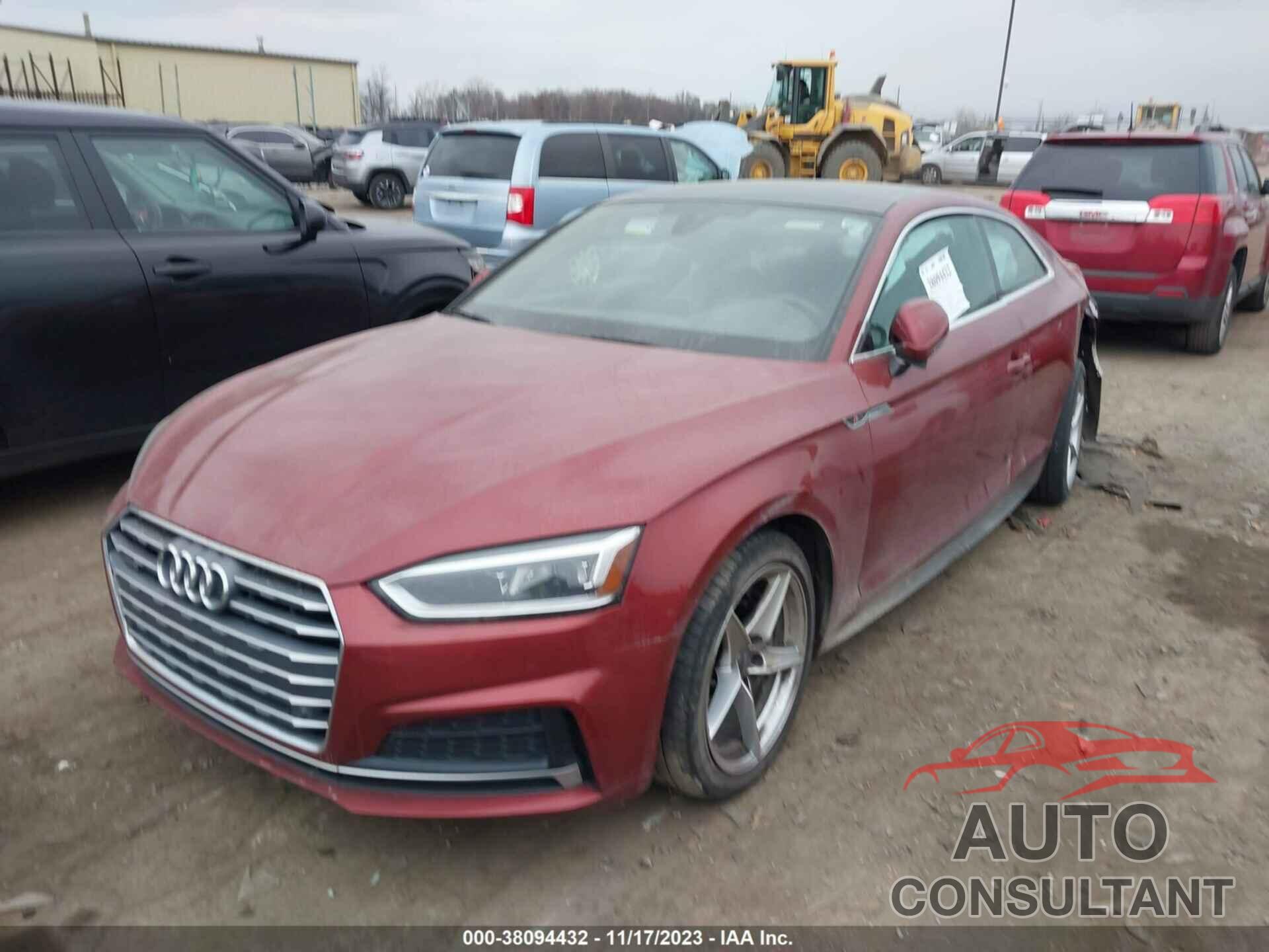 AUDI A5 2018 - WAUTNAF51JA082661