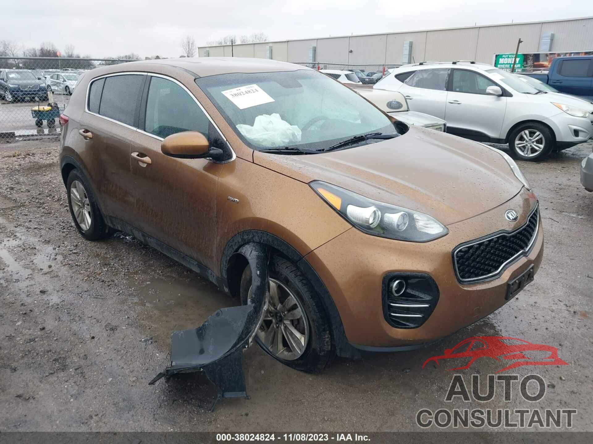 KIA SPORTAGE 2017 - KNDPMCAC8H7156691
