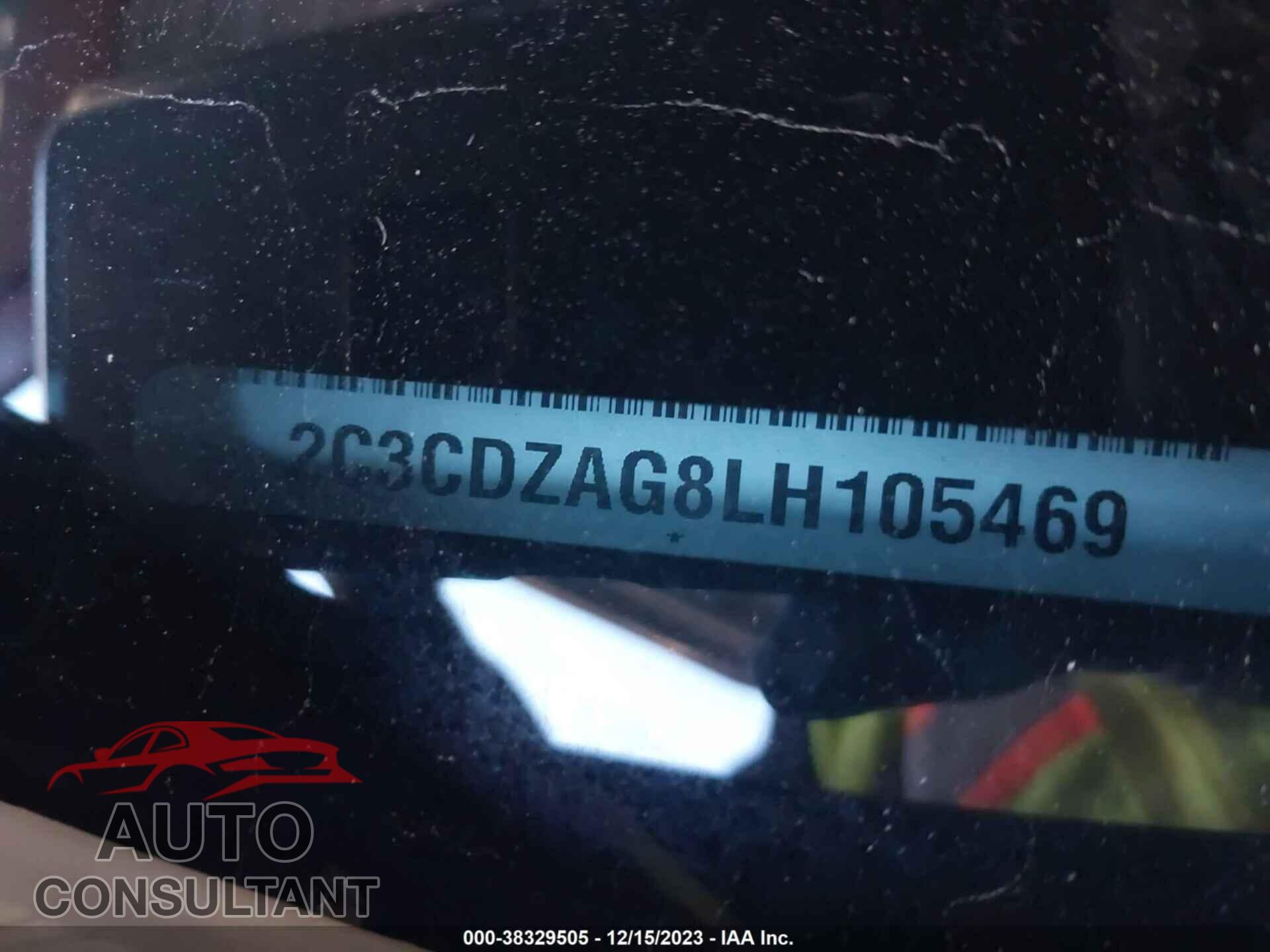 DODGE CHALLENGER 2020 - 2C3CDZAG8LH105469