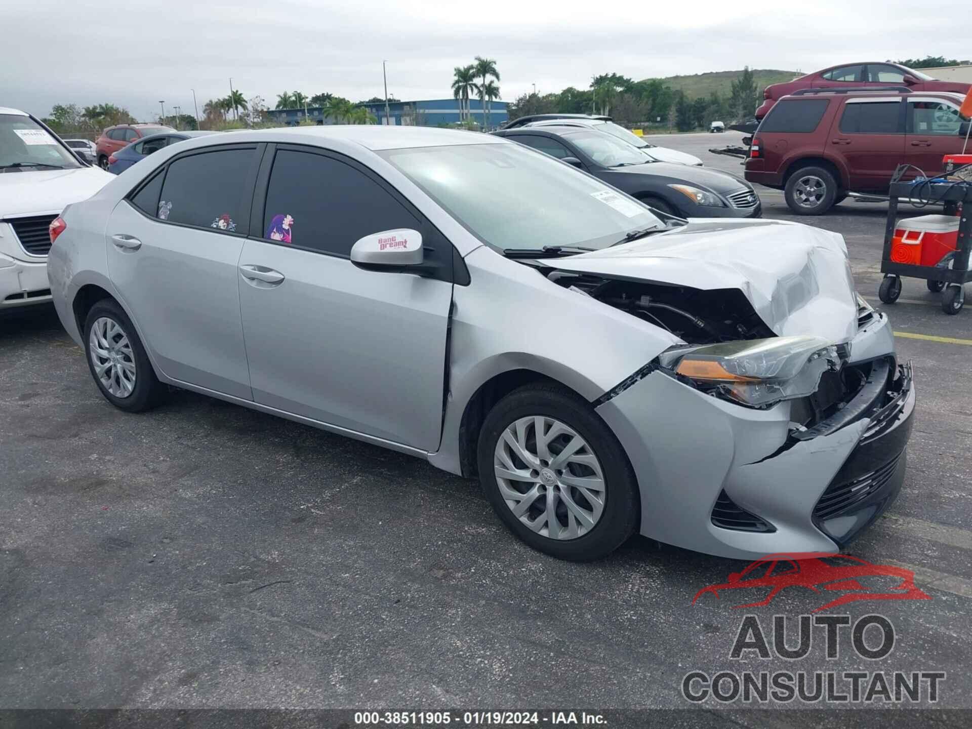 TOYOTA COROLLA 2017 - 5YFBURHE5HP692940