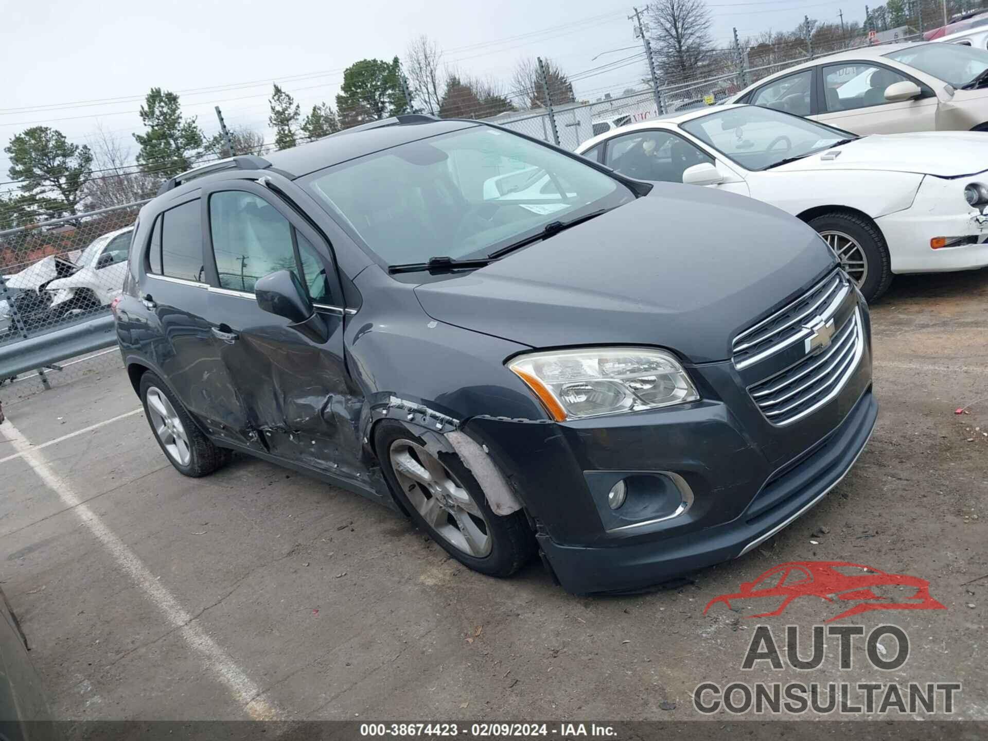 CHEVROLET TRAX 2016 - 3GNCJMSB3GL176206