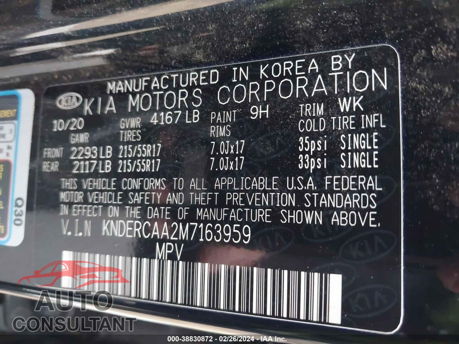 KIA SELTOS 2021 - KNDERCAA2M7163959